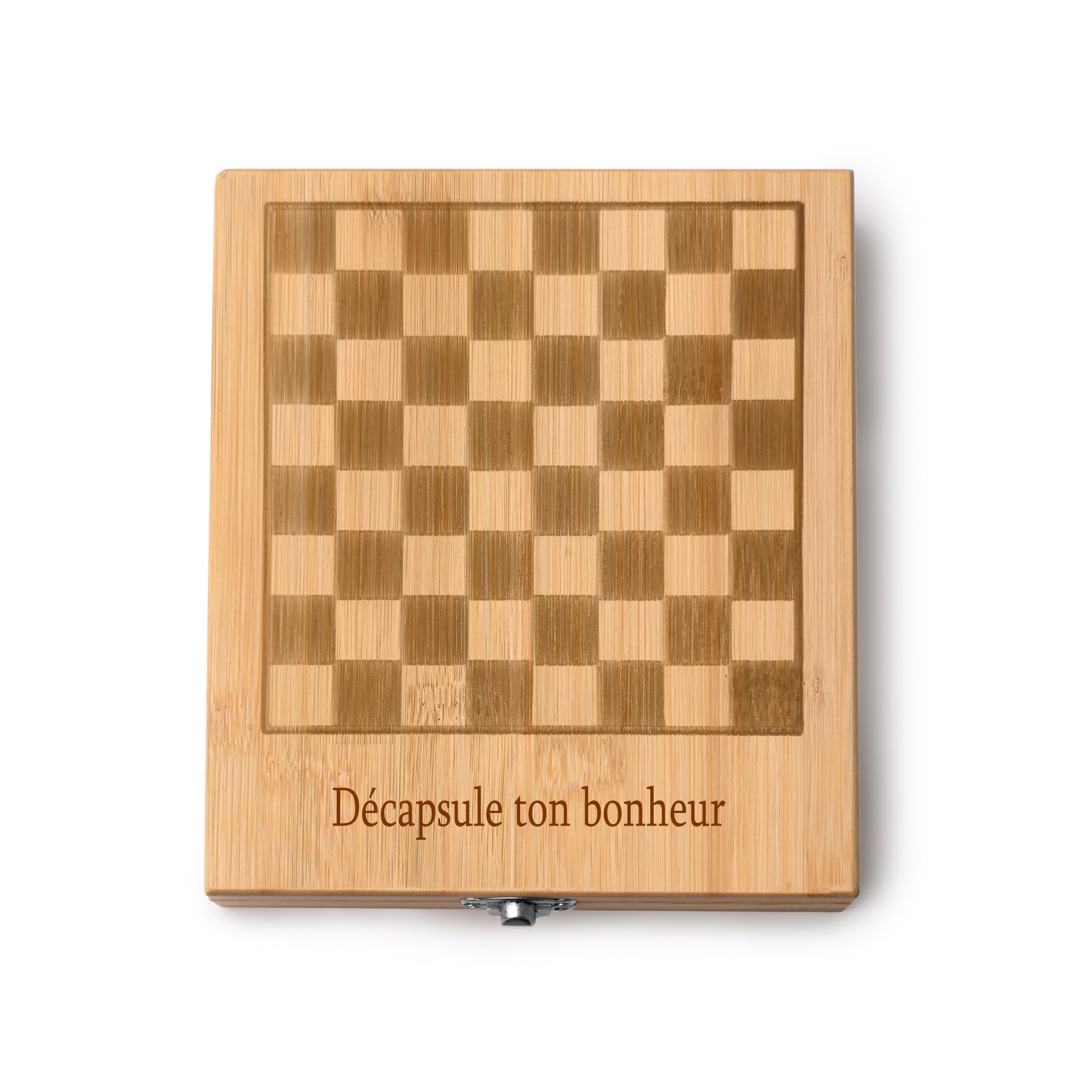 Coffret Vin & Échecs Personnalisé