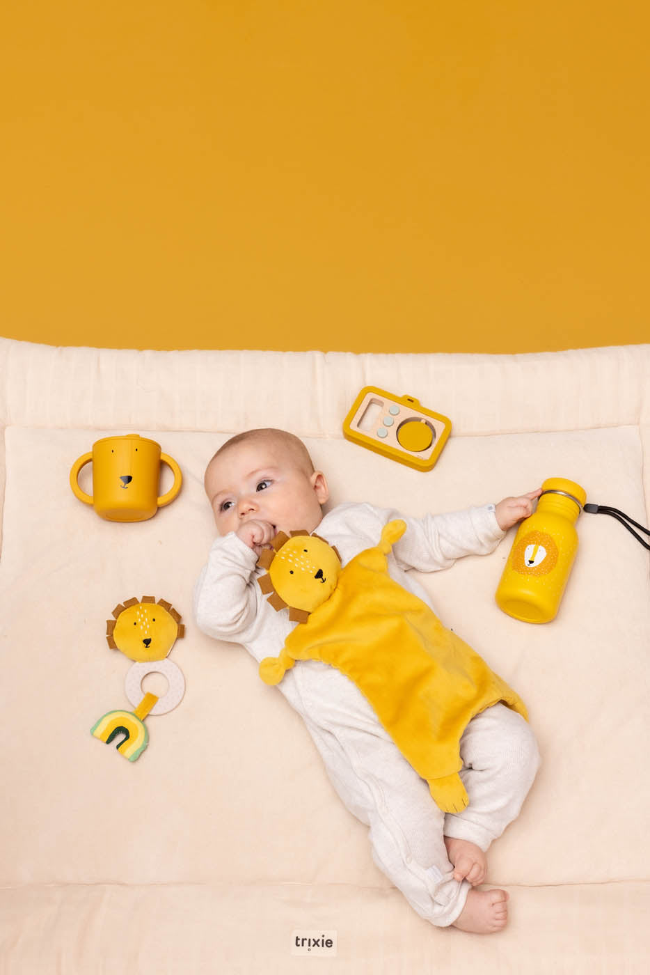 Personalized Baby comforter Mr. Lion