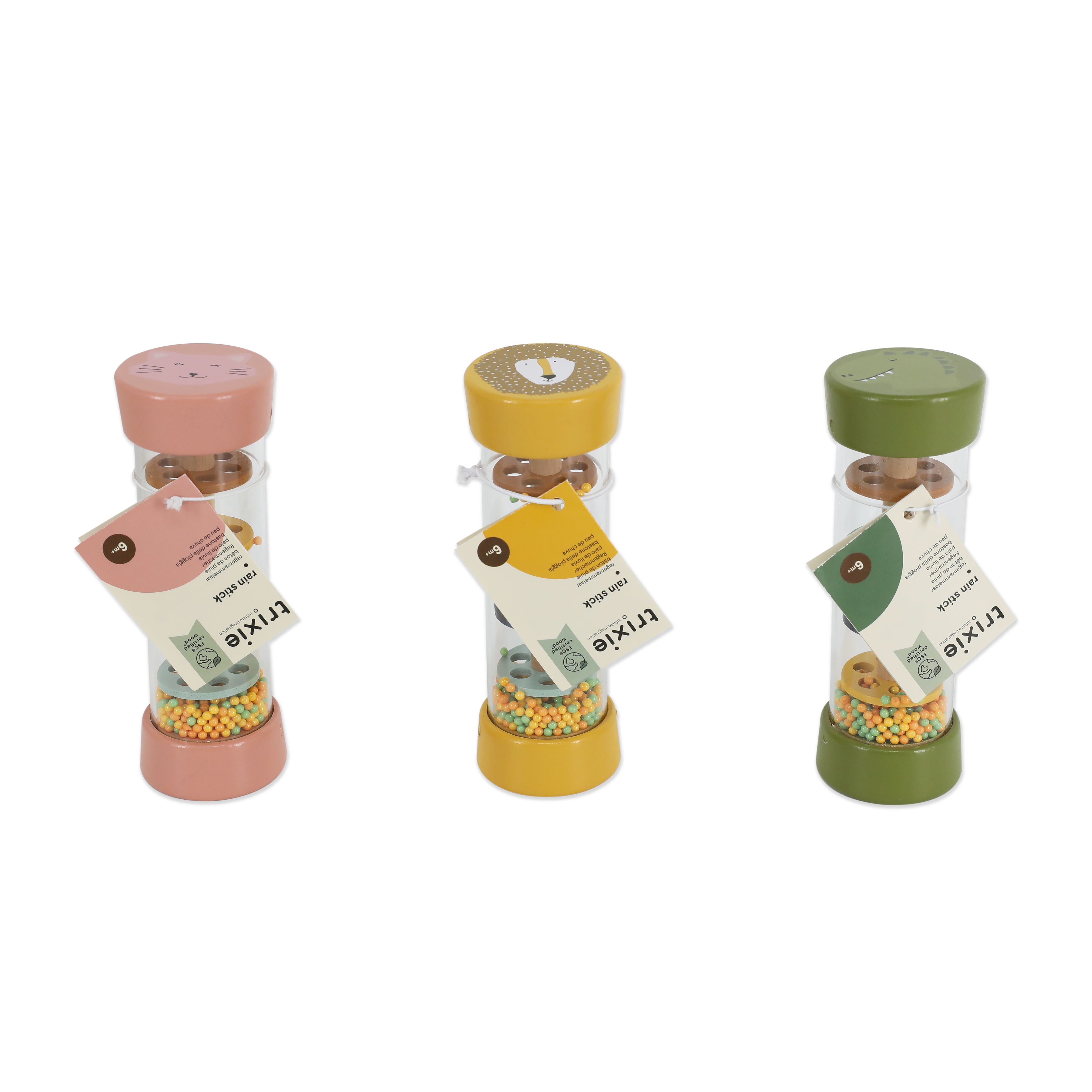 Personalized animal rain stick