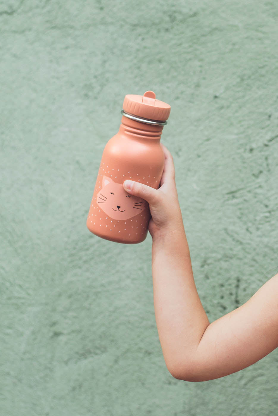 Personalized Stainless steel water bottle Mrs Cat