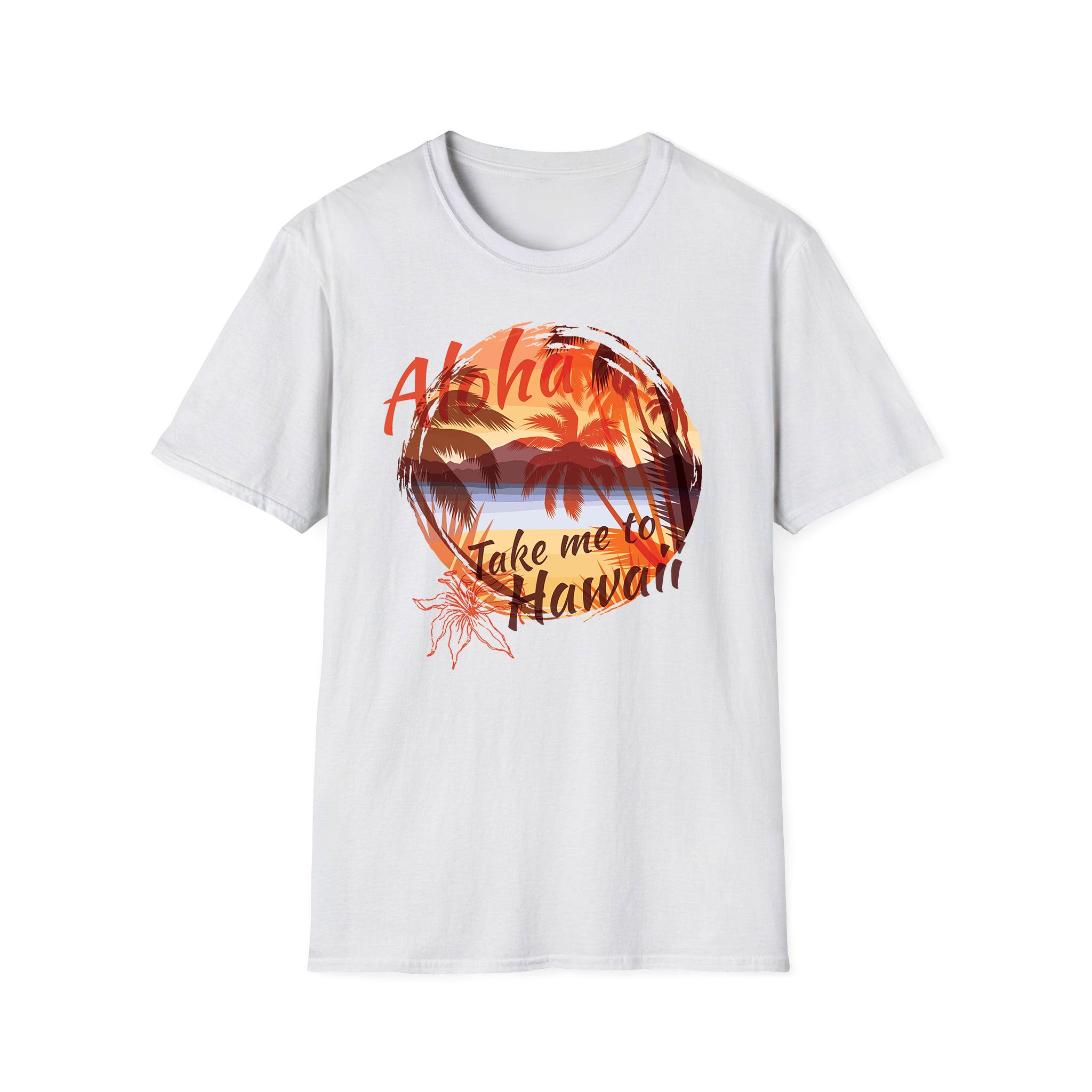 T-shirt unisexe d'été Aloha Hawaii