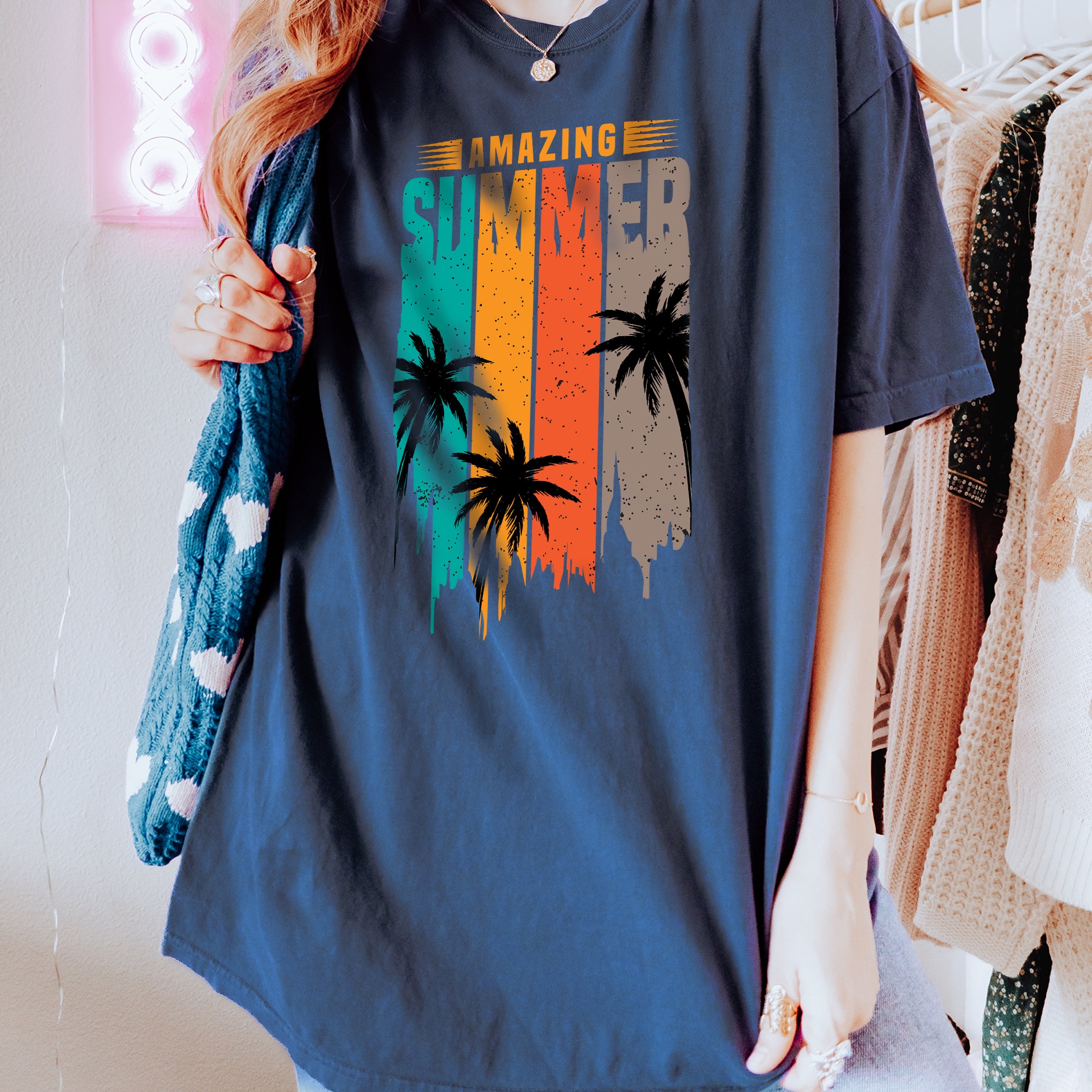 T-shirt unisexe d'été Amazing Summer