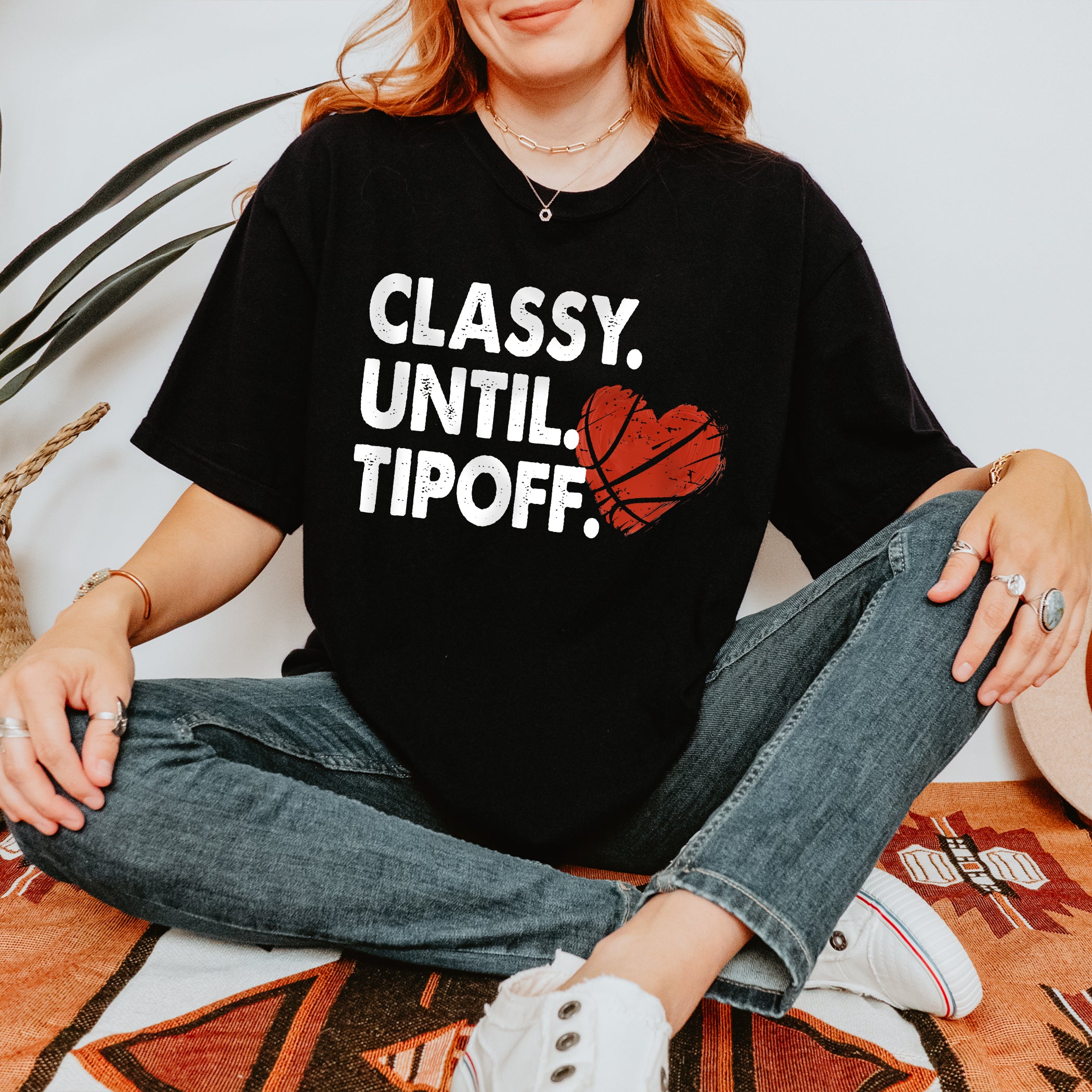 T-shirt maman basket chic