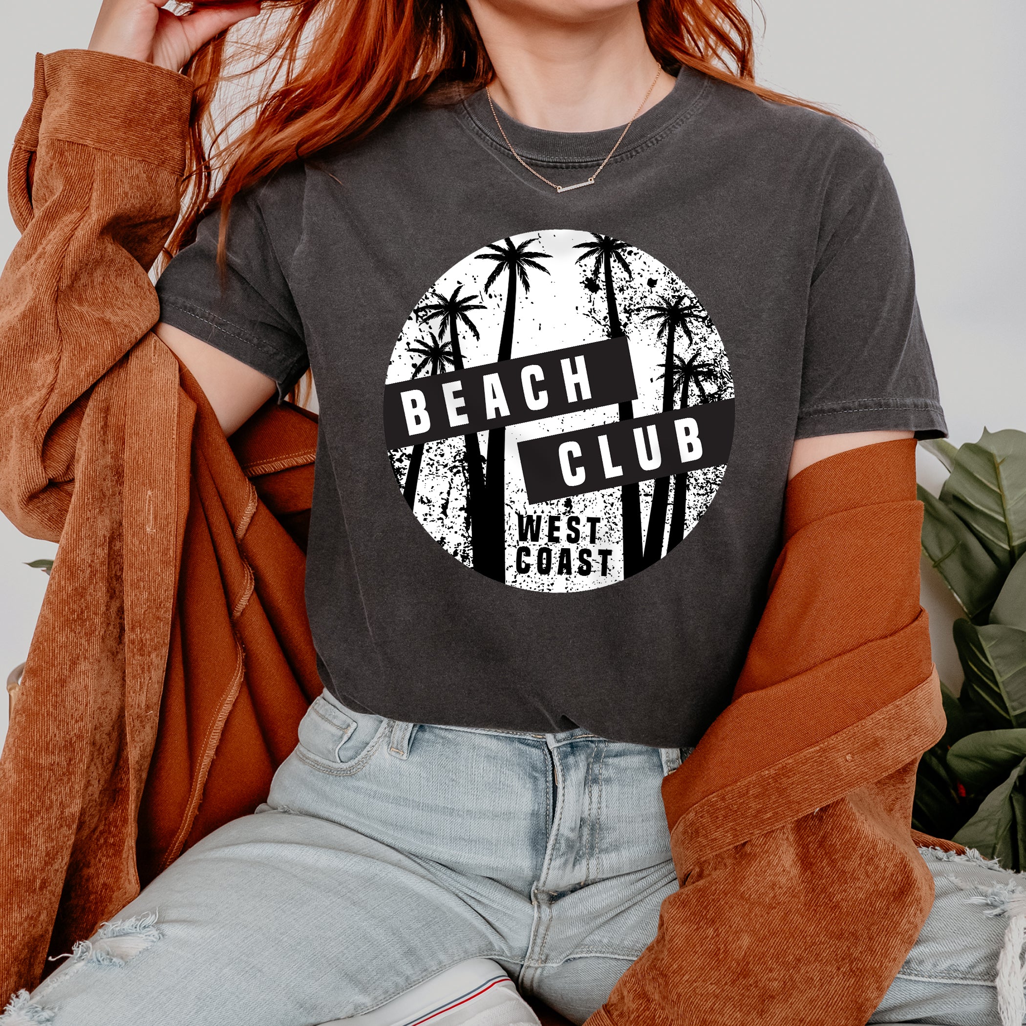 T-shirt d'été unisexe Beach Club