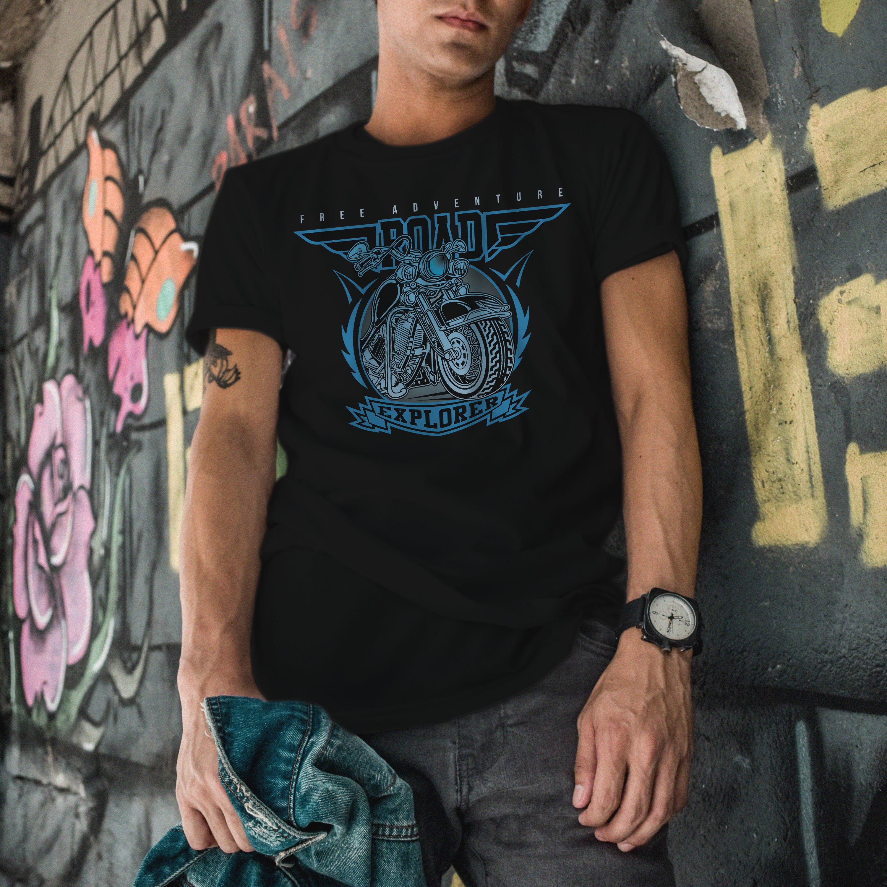 T-shirt moto Bold Explore