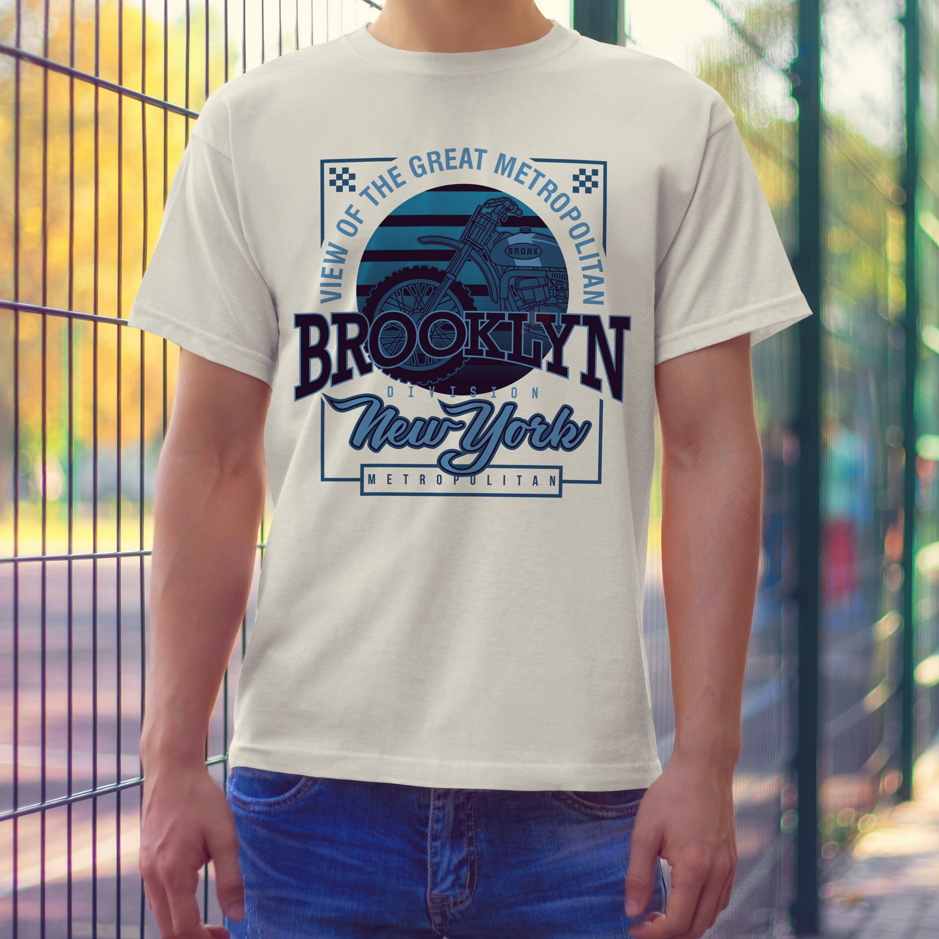 T-shirt unisexe New York Brooklyn New York