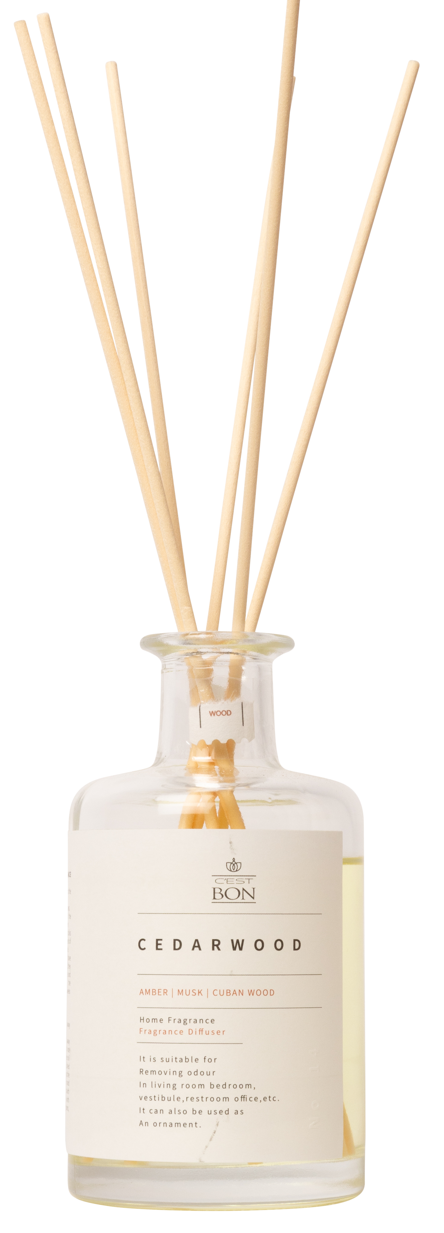 Diffuseur d’ambiance personnalisable 200 ml Parfum Bois de Cèdre