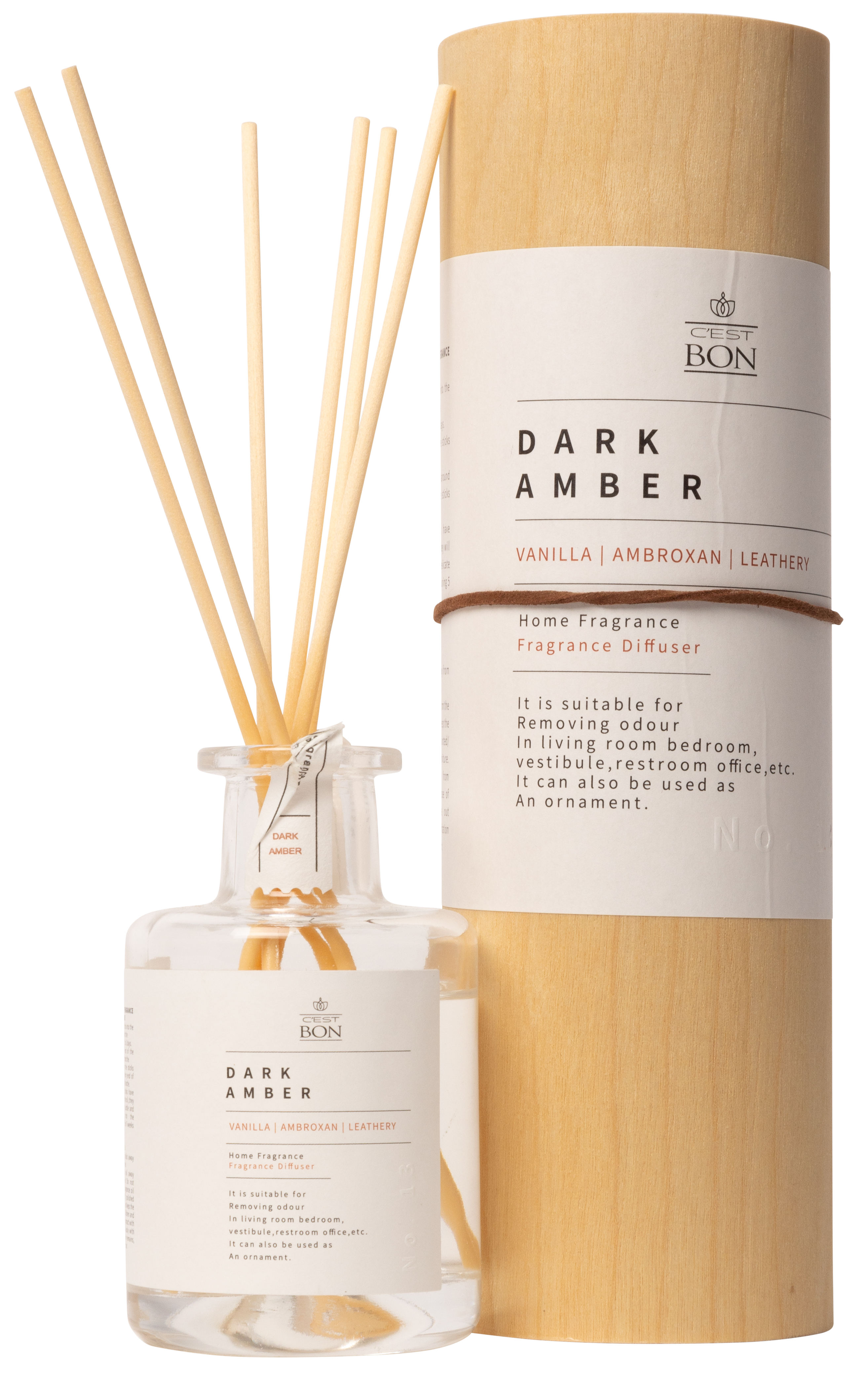 Diffuseur d’ambiance personnalisable 100 ml Parfum Ambre Noir