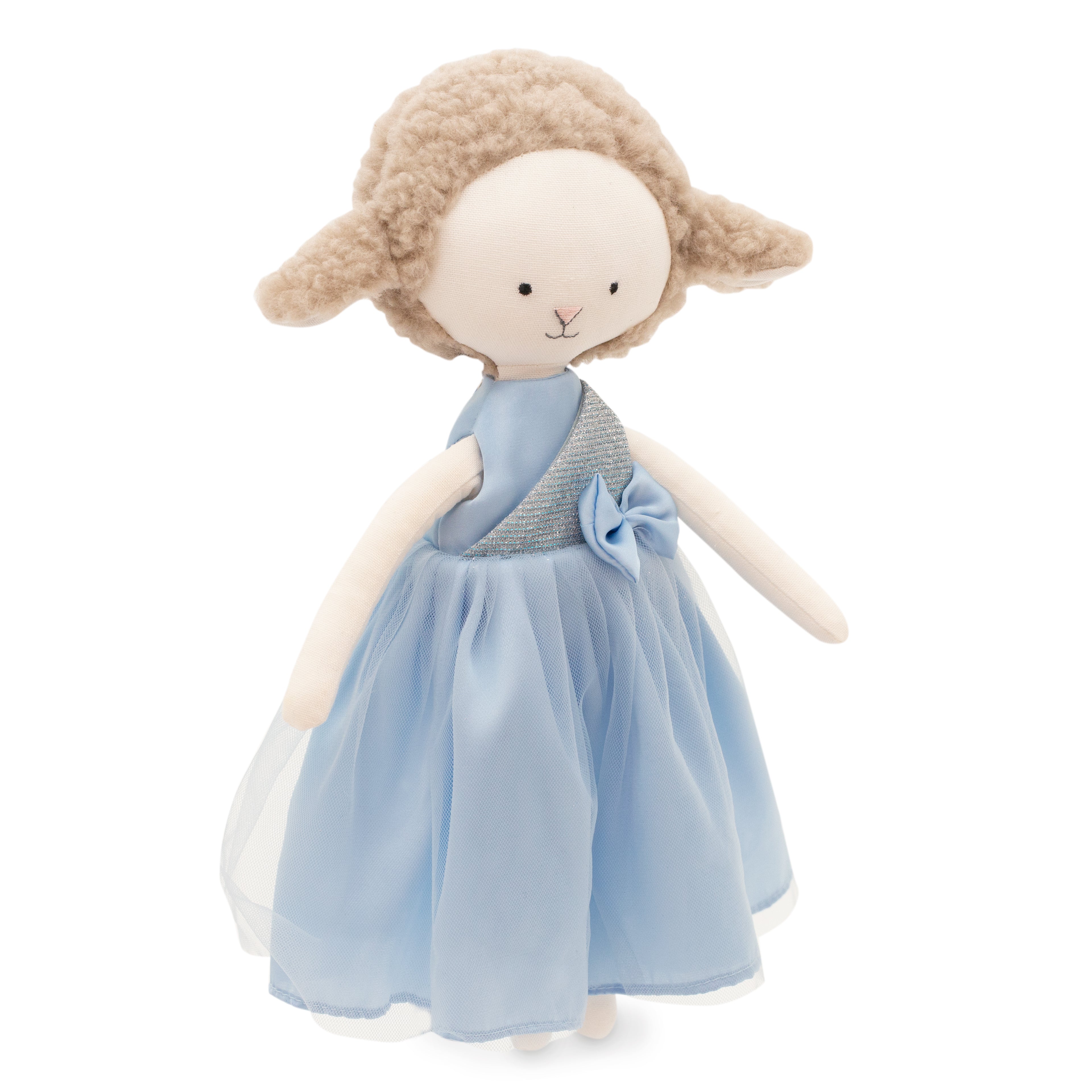 Peluche personnalisée Zoé la brebis avec queue de sirène