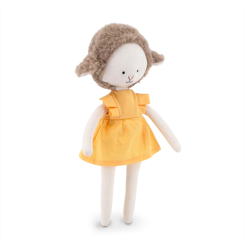 Peluche personnalisée Zoé la brebis avec queue de sirène
