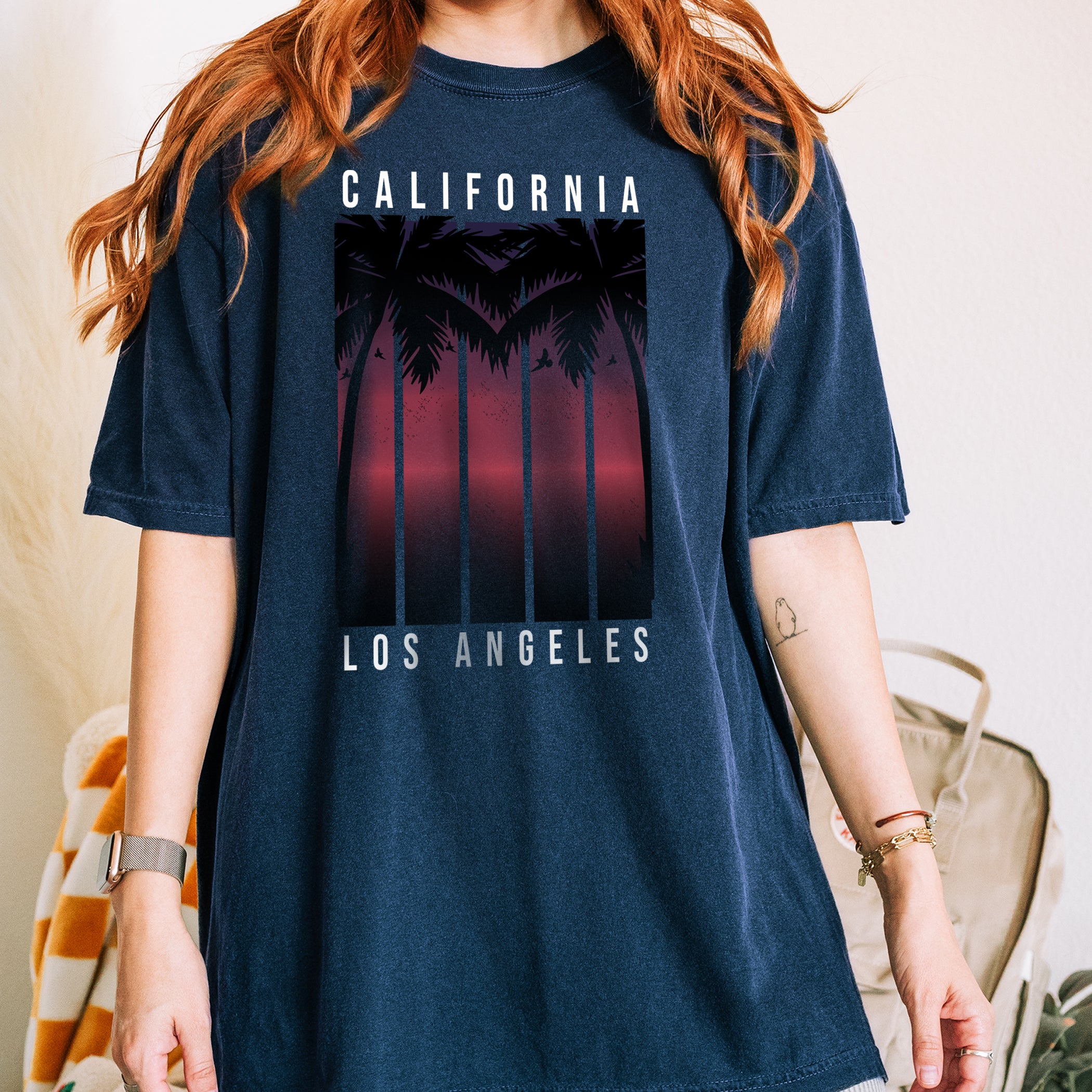 T-shirt unisexe d'été Cali LA