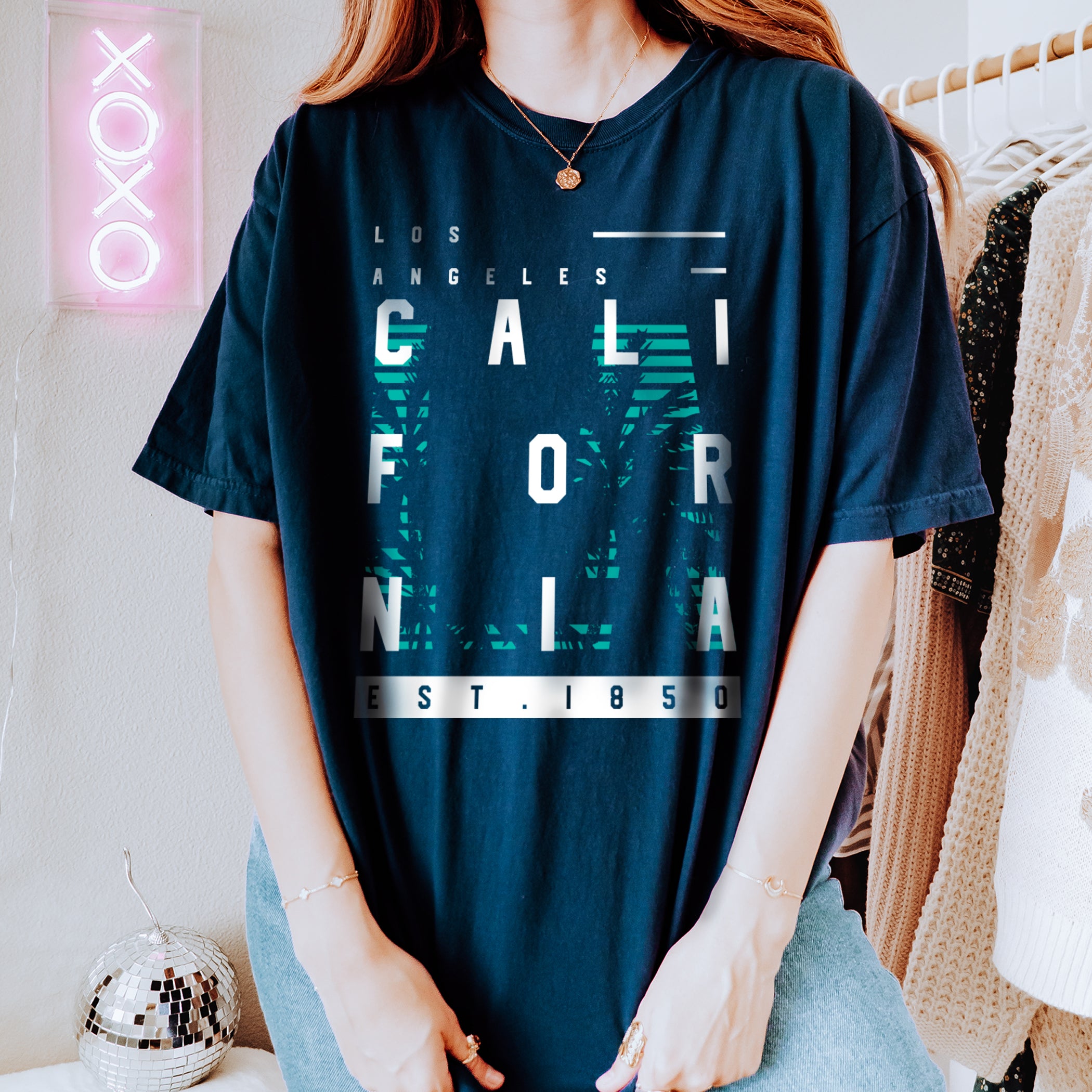 T-shirt unisexe été Californie 1850