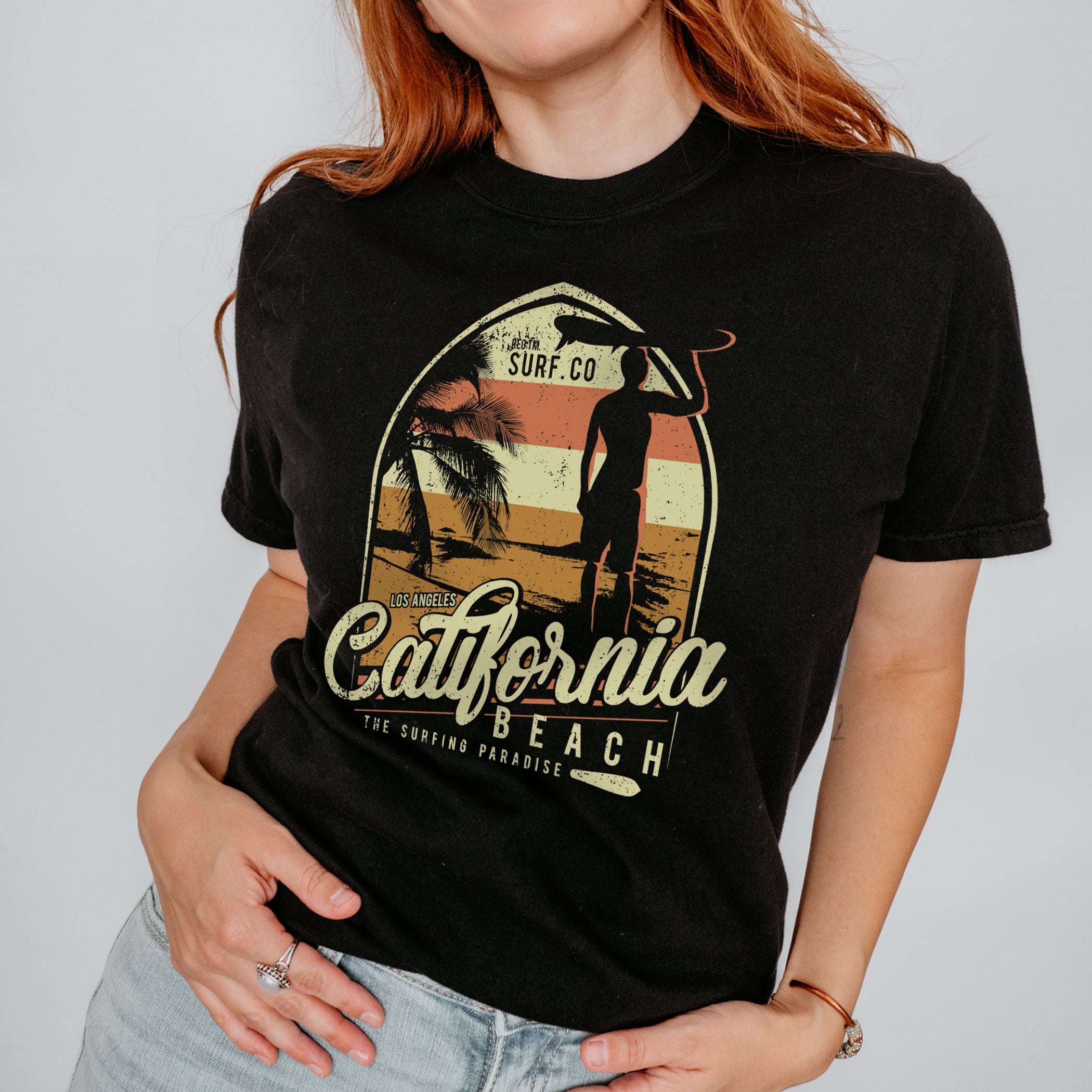 T-shirt unisexe d'été California Beach