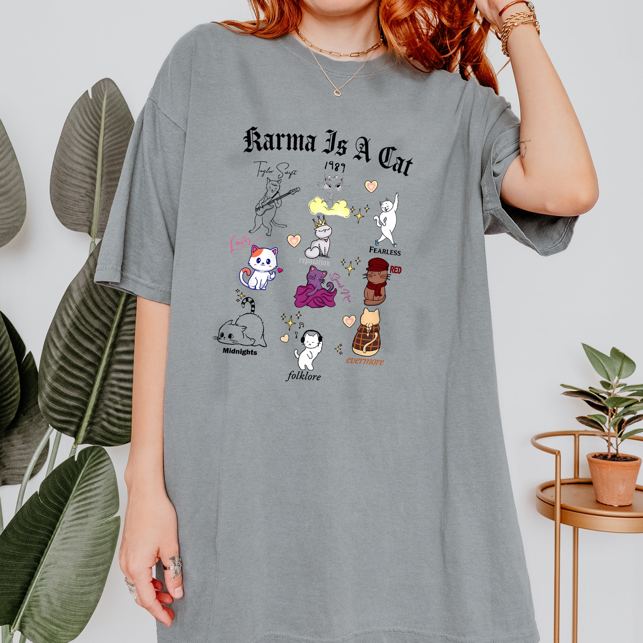 Cat lover T-shirt Taylor's songs