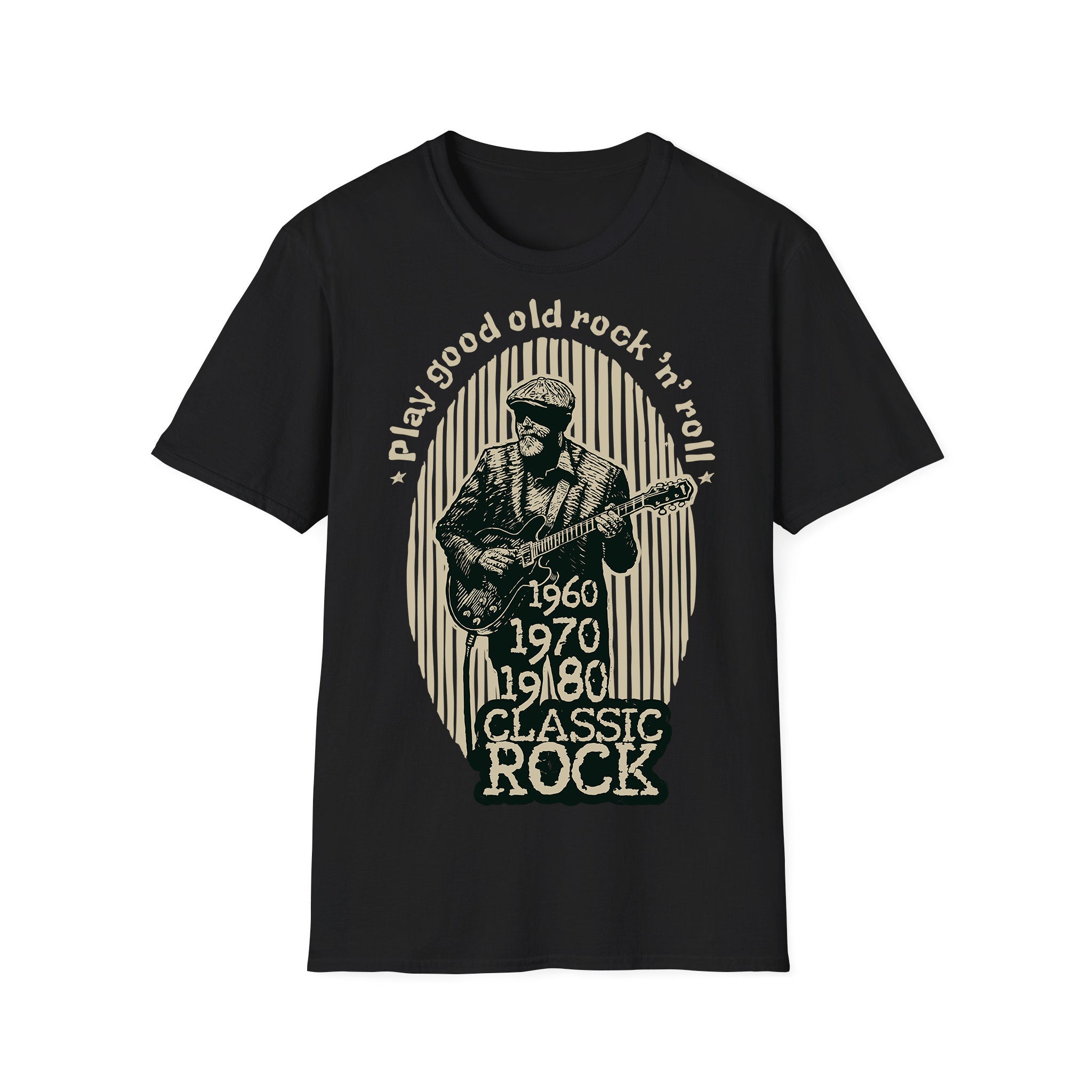 T-shirt unisexe musique Classic Rock
