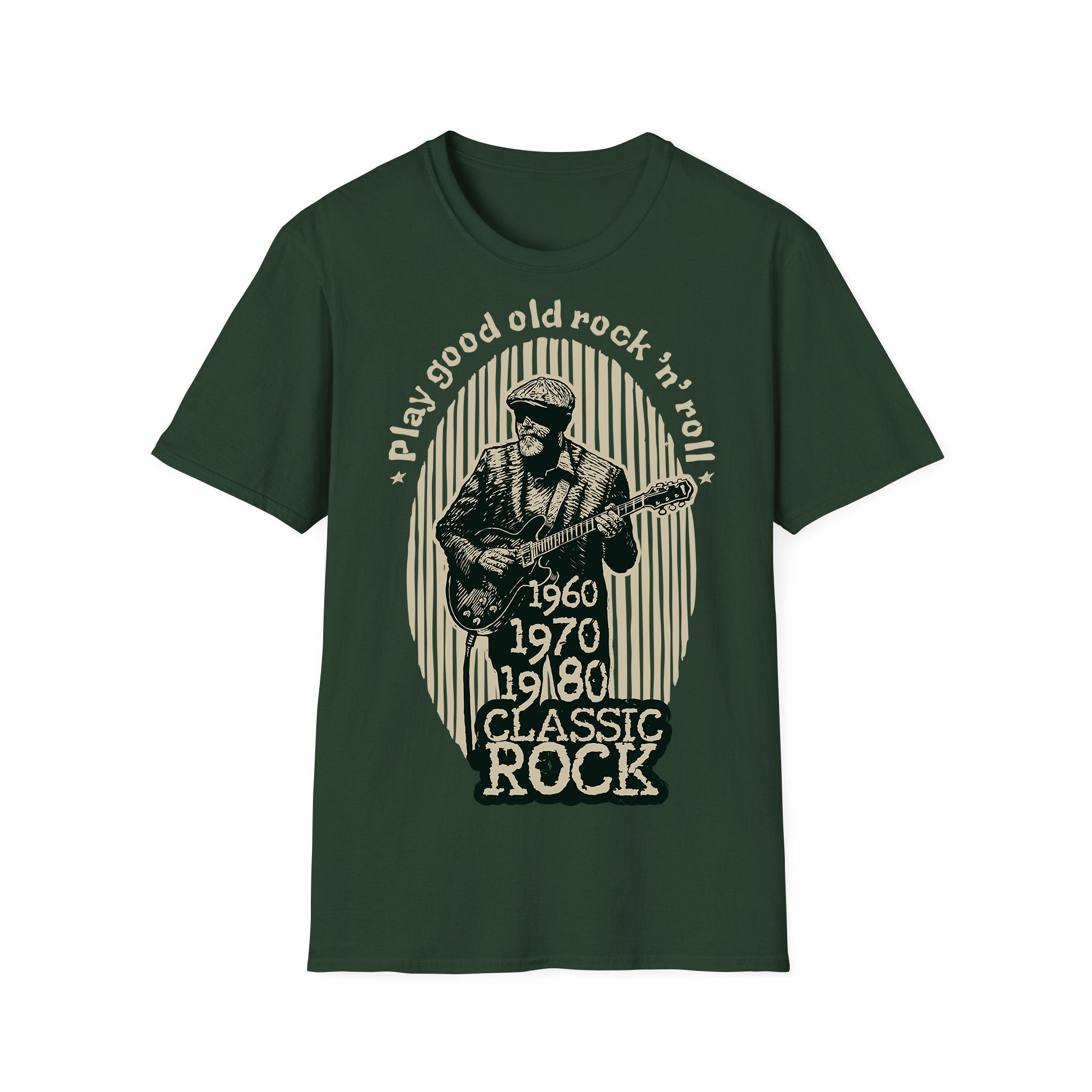 T-shirt unisexe musique Classic Rock