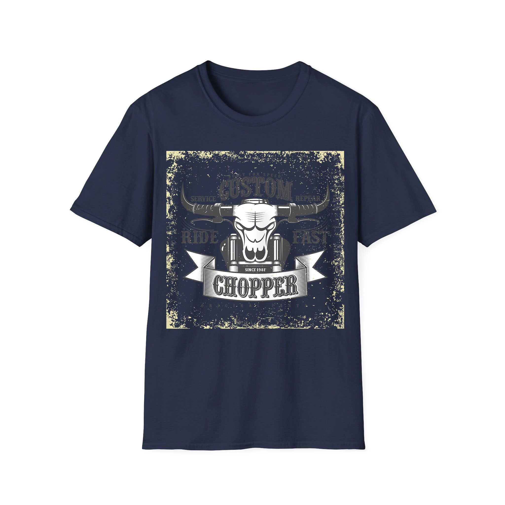 Motorcycle T-shirt Custom Ride Chopper