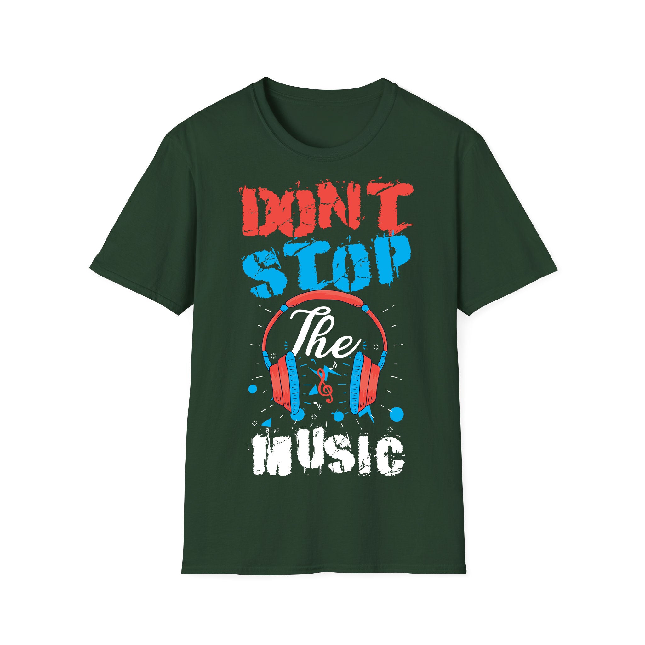 T-shirt unisexe musique Don't Stop Music