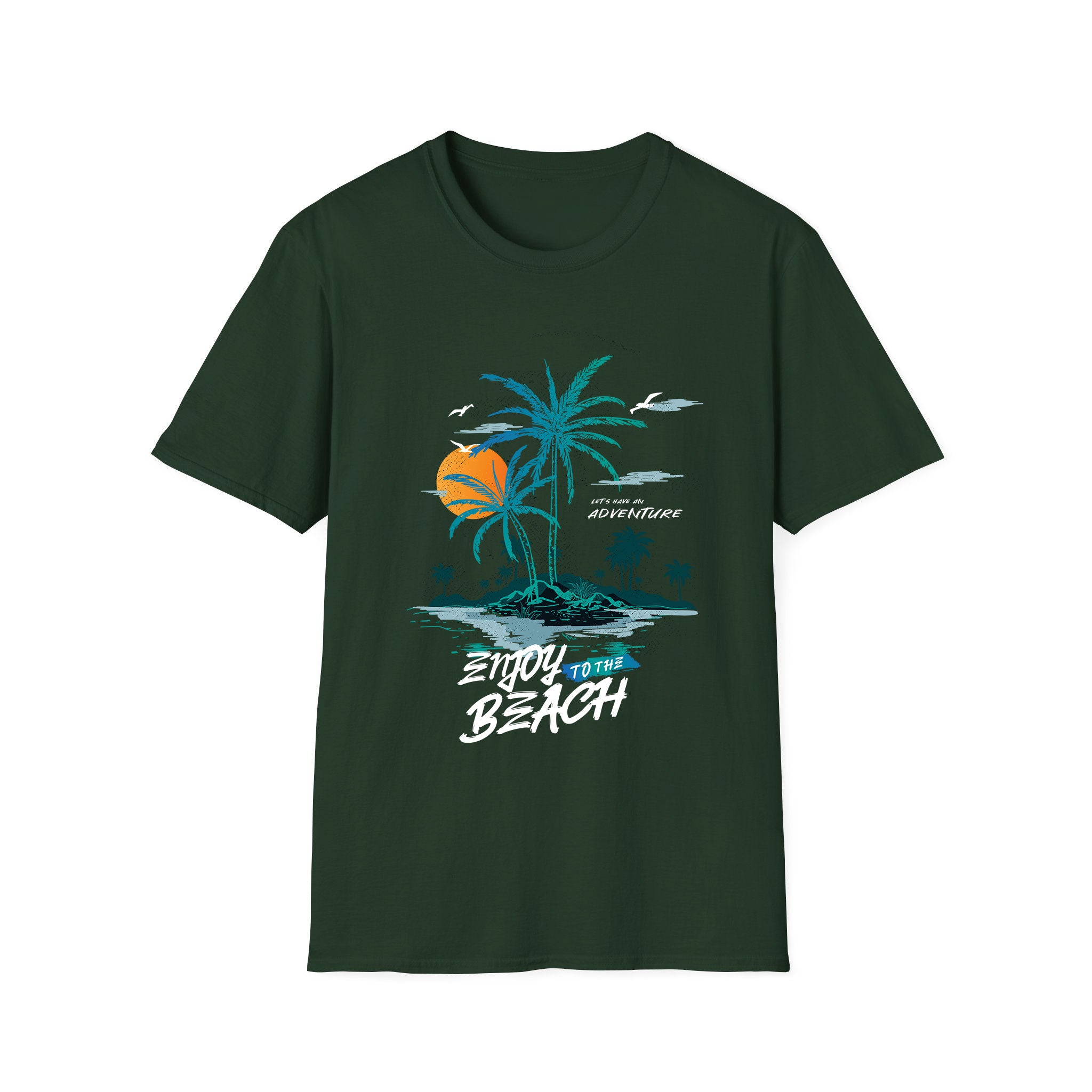T-shirt unisexe d'été Enjoy Beach