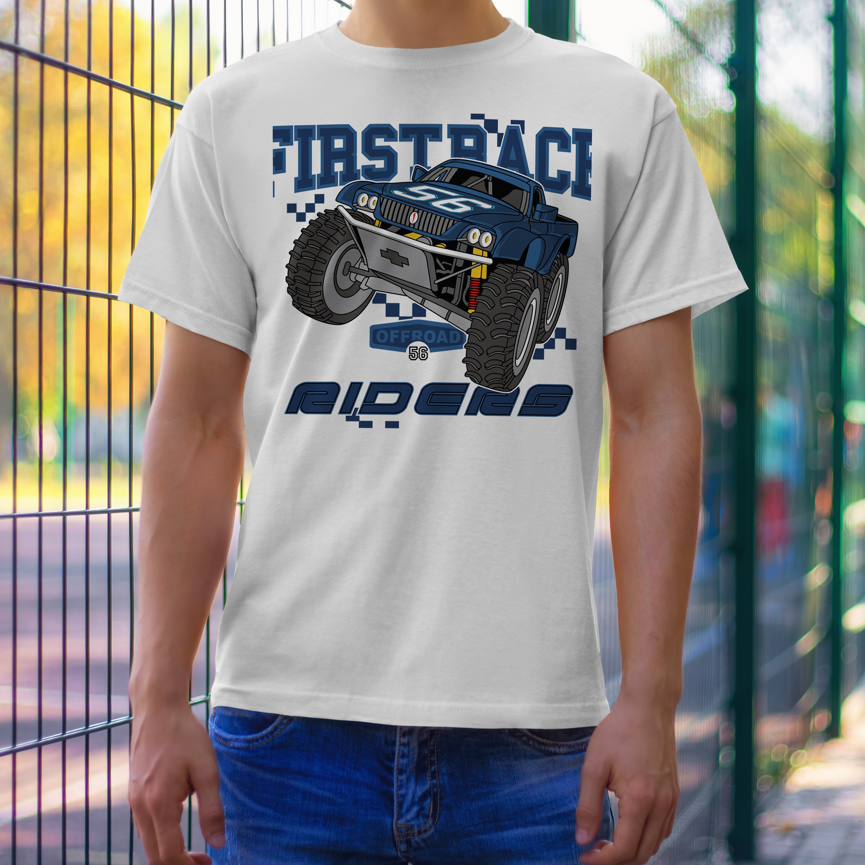 T-shirt voitures de course Firstrace Riders