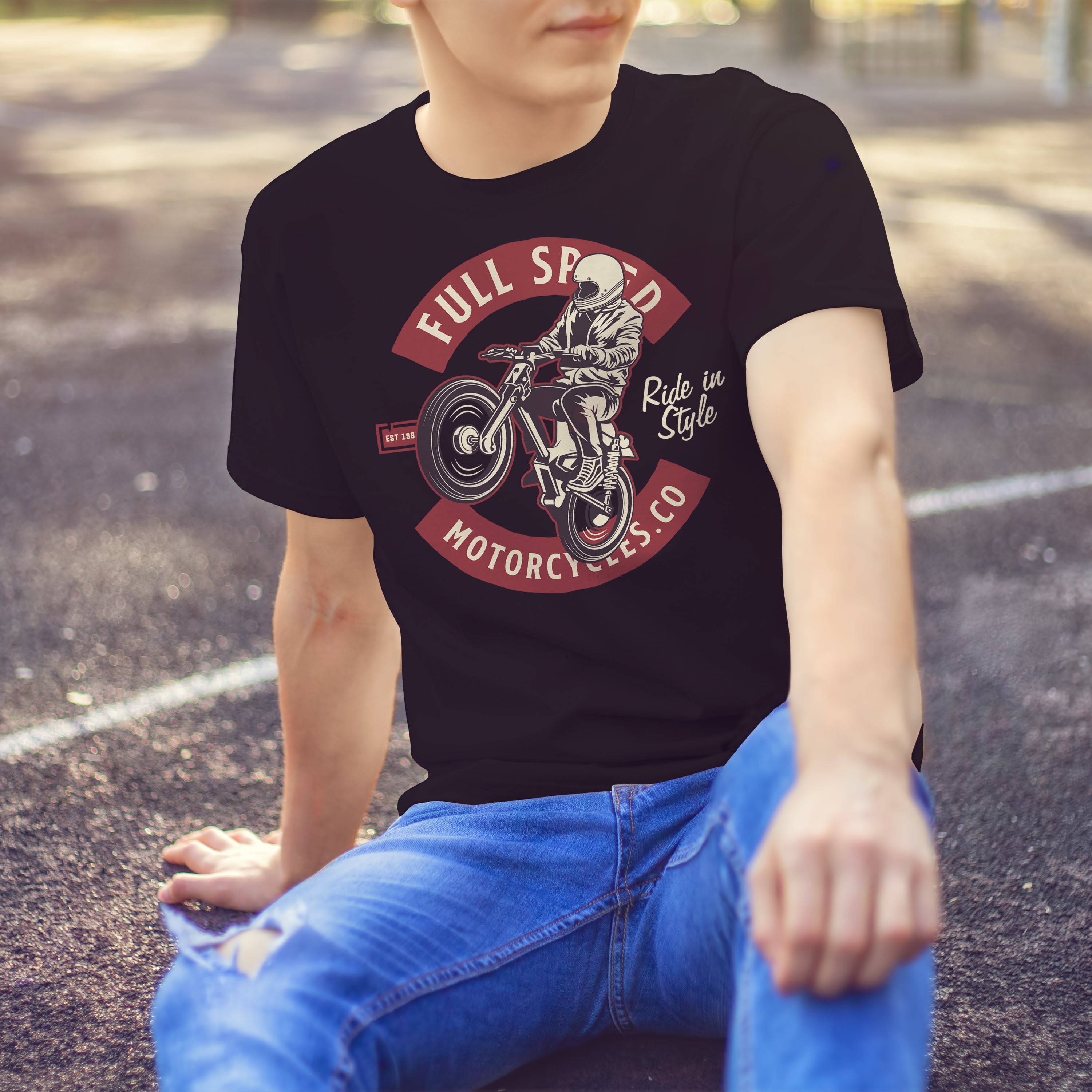 T-shirt moto Full Speed