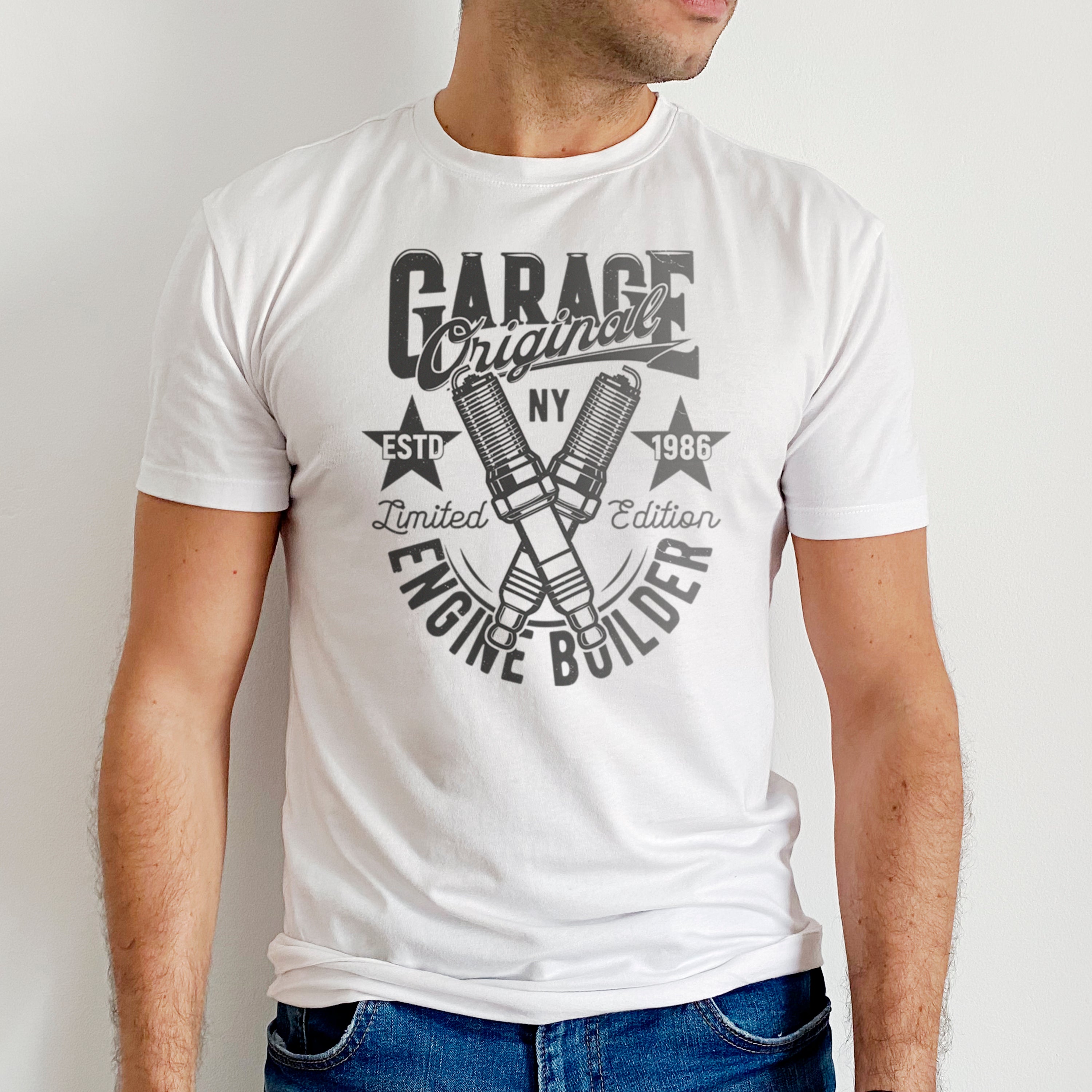 T-shirt moto Garage Original