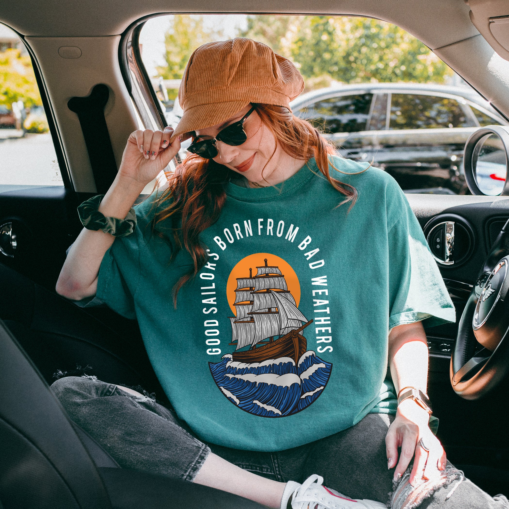 T-shirt unisexe d'été Good Sailors Born