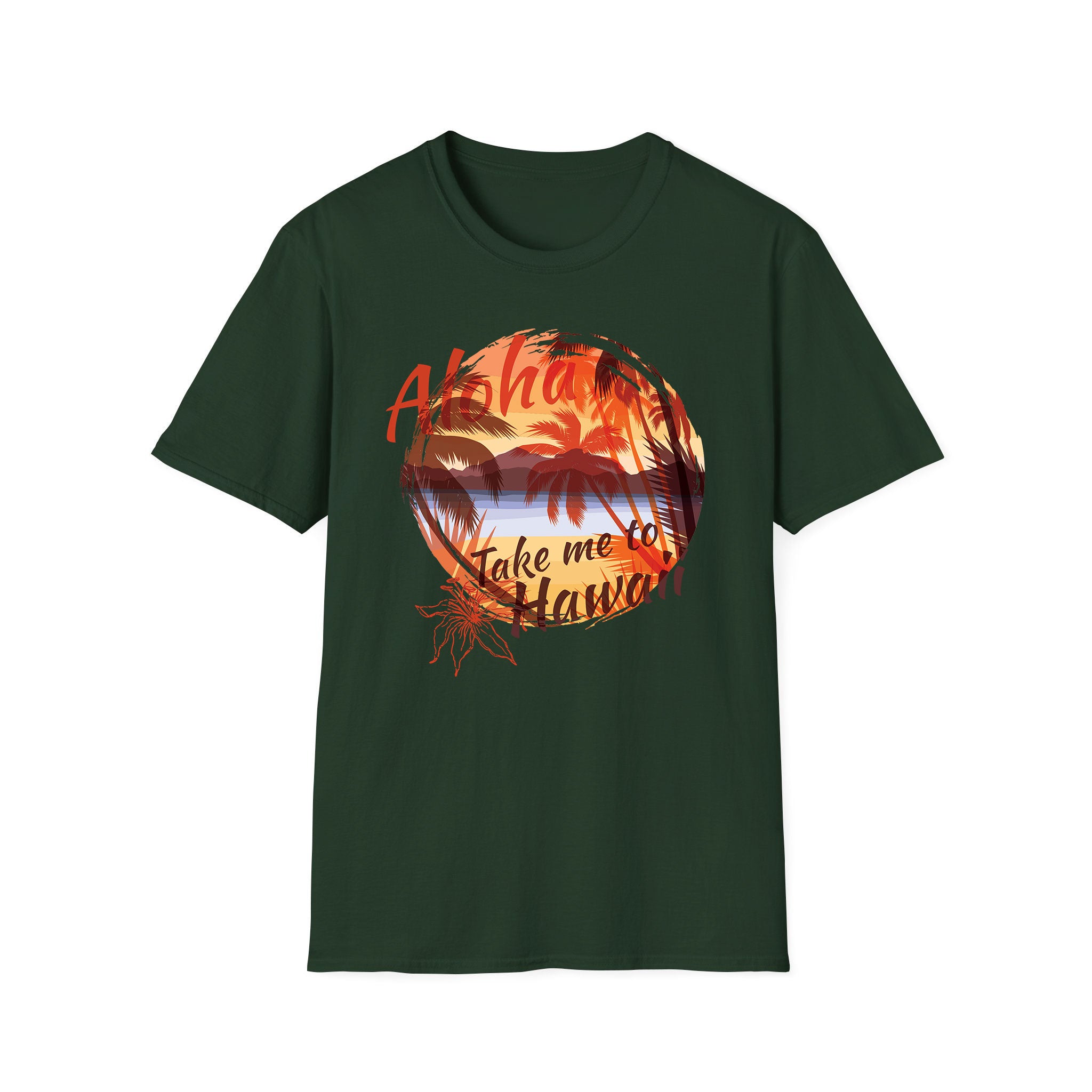 T-shirt unisexe d'été Aloha Hawaii