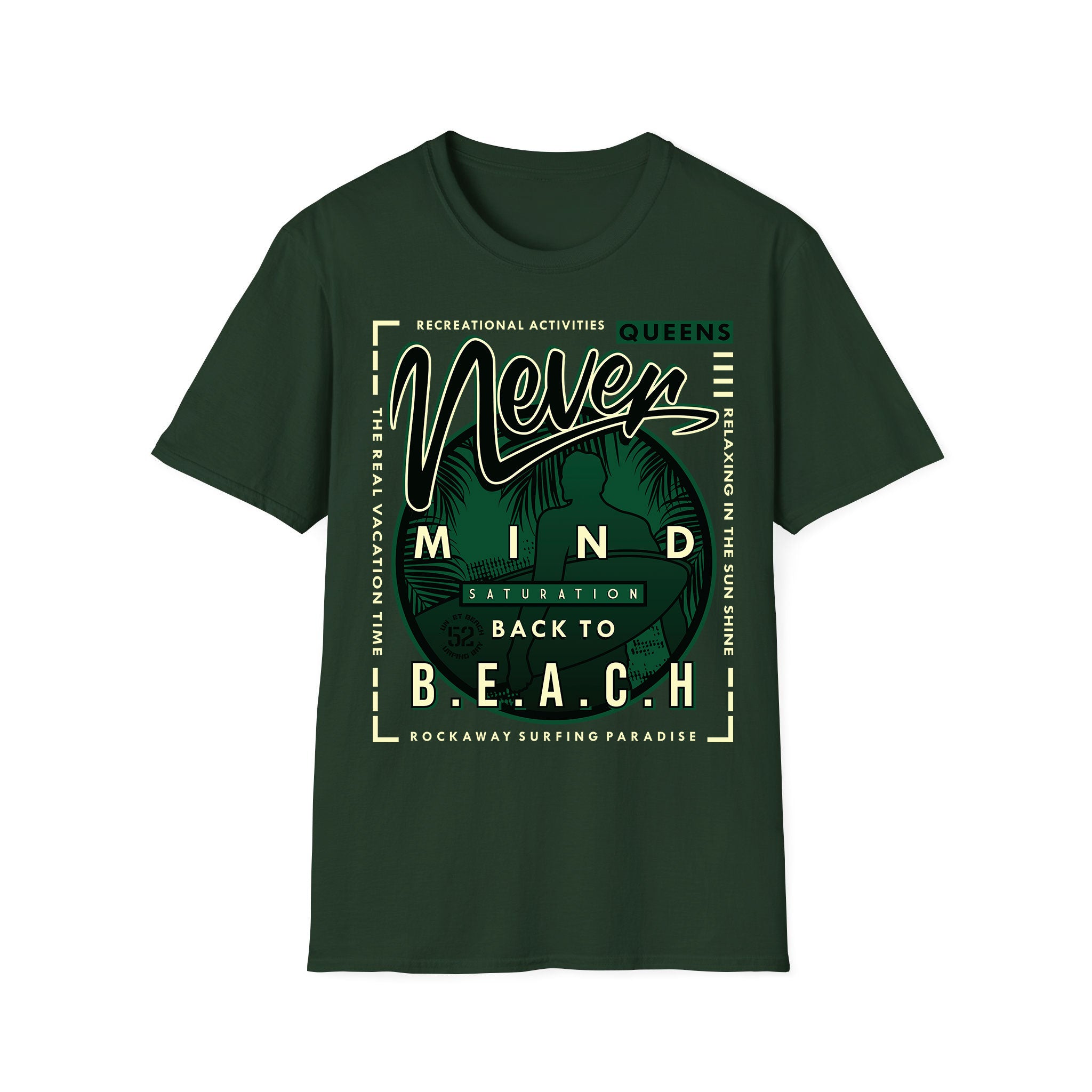 T-shirt unisexe d'été Back To Beach
