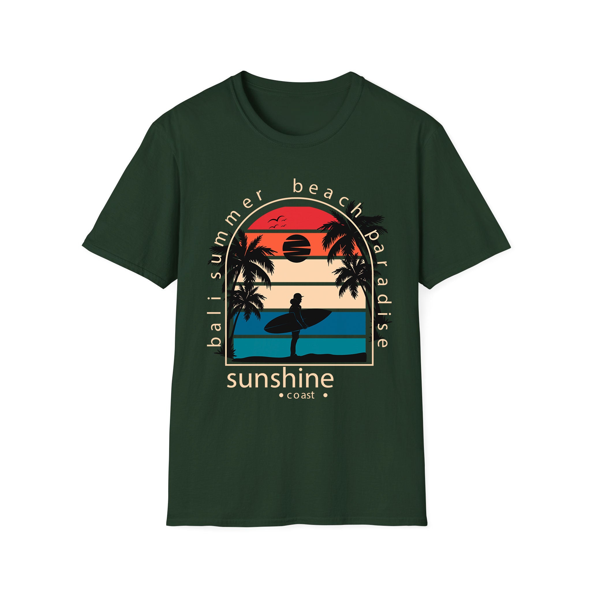 T-shirt été unisexe Bali Summer Beach