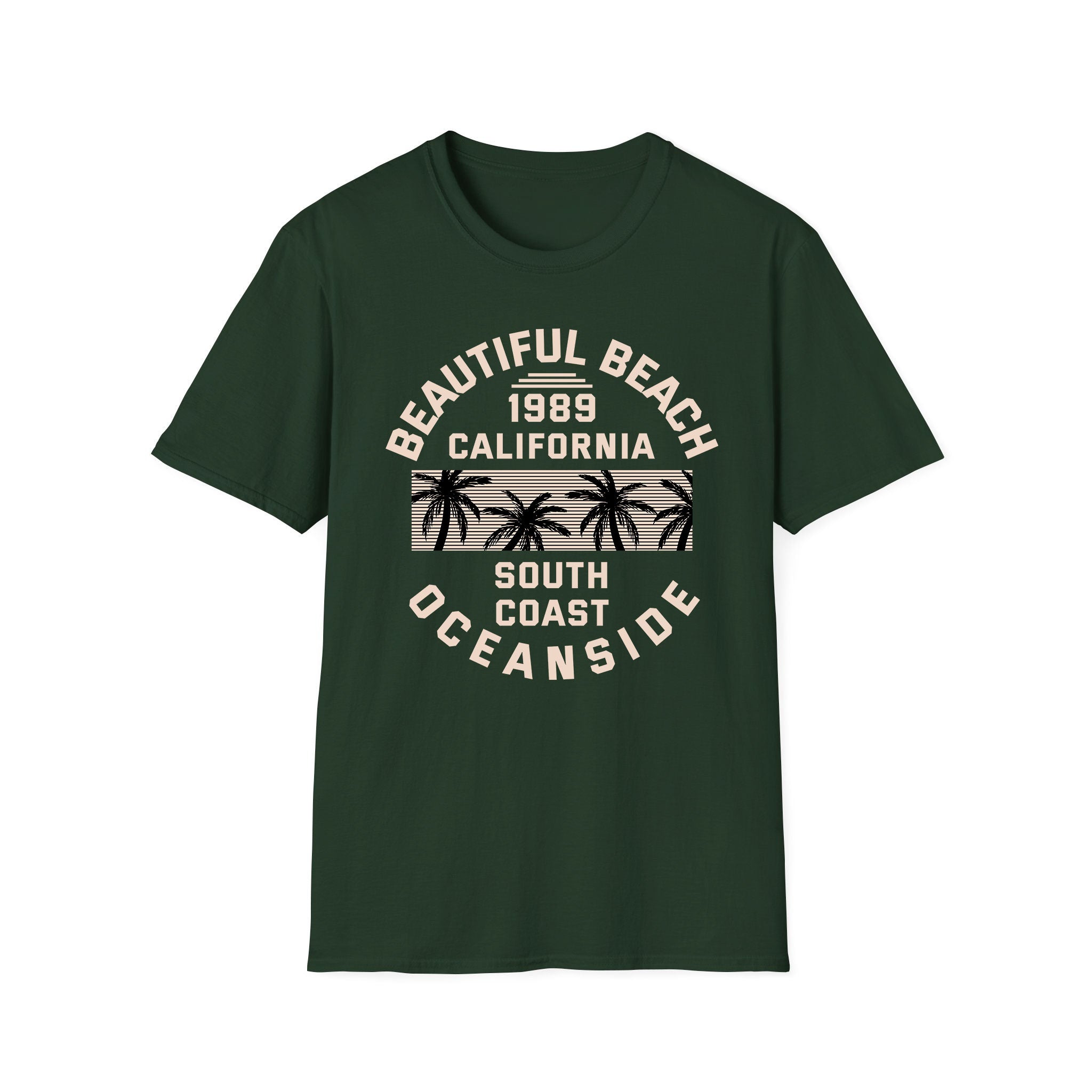 T-shirt unisexe d'été Beautiful Beach Ocean