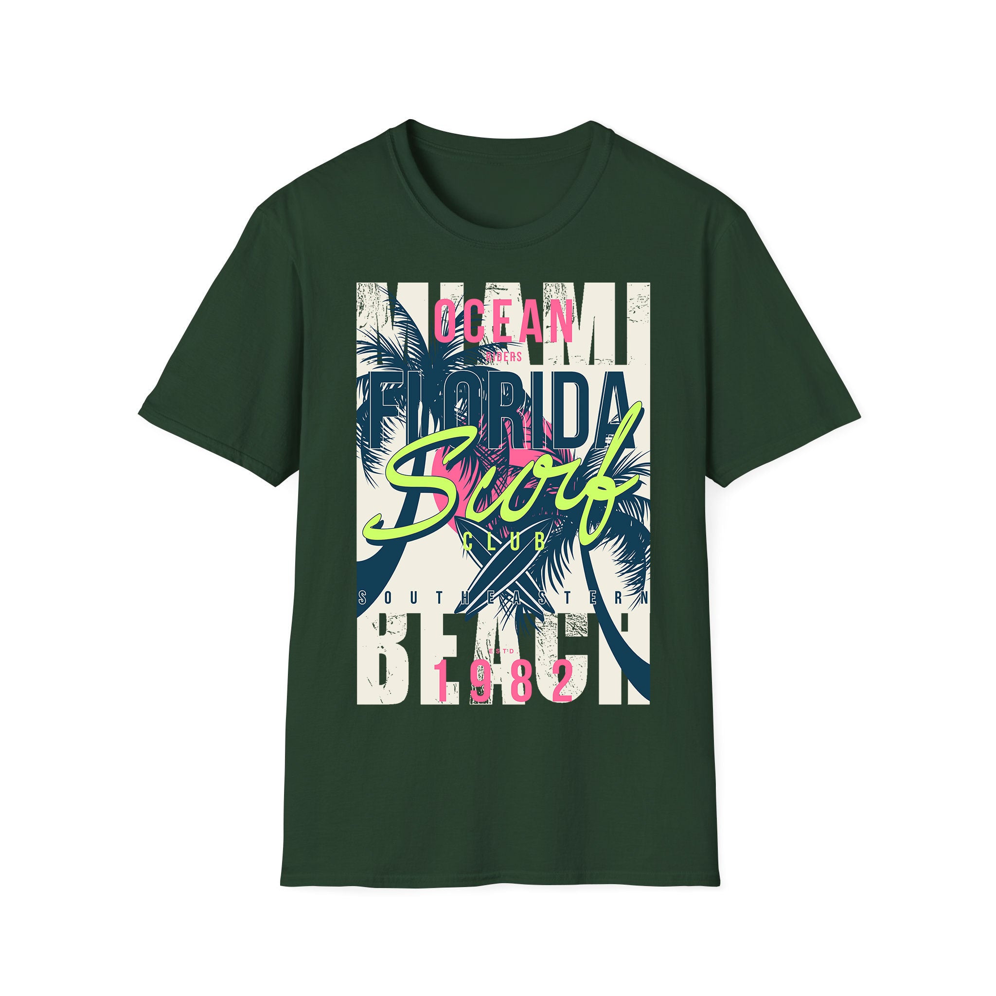 Surf T-shirt unisexe Ocean Vibes
