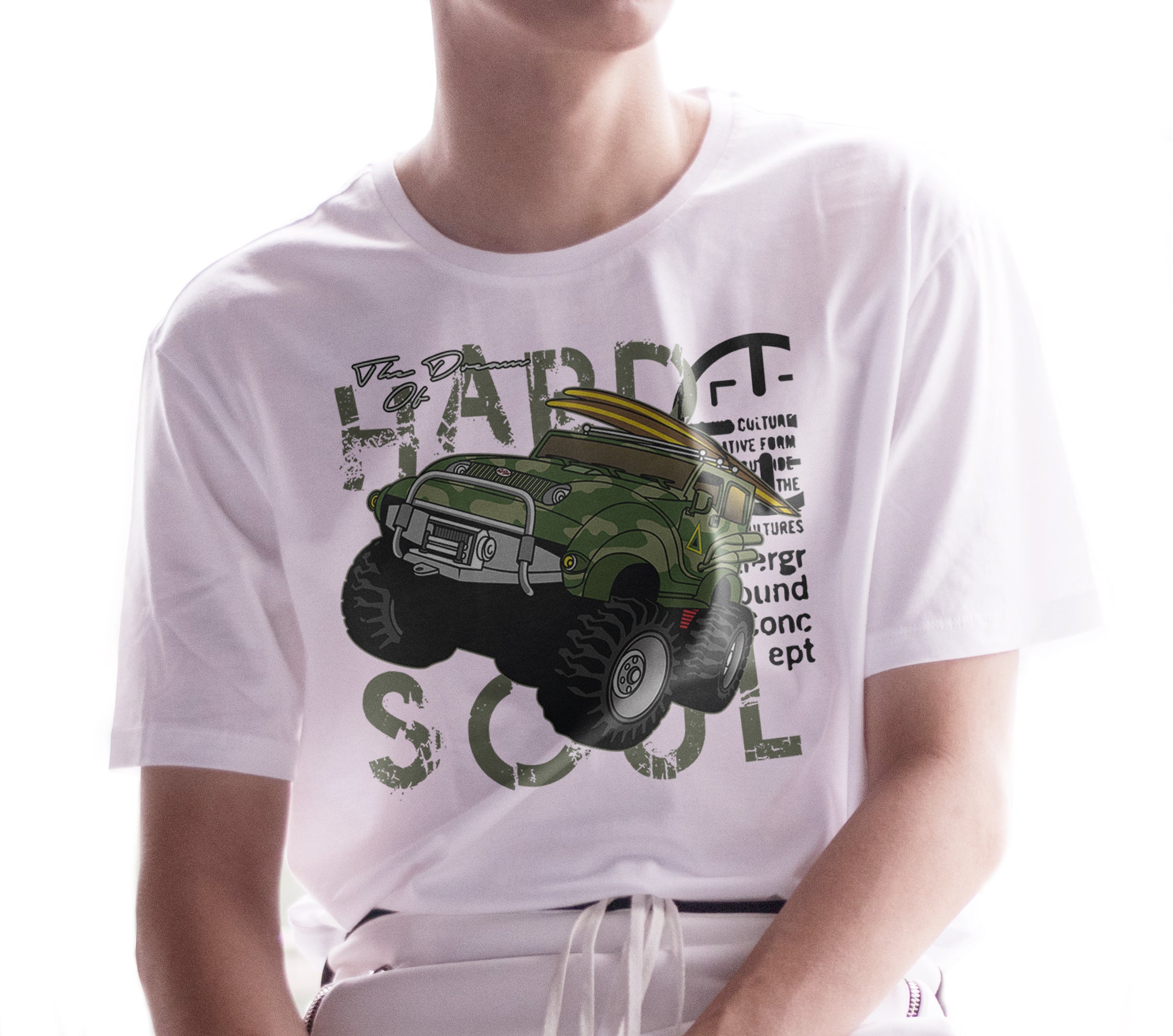 T-shirt voitures de course Hard Soul