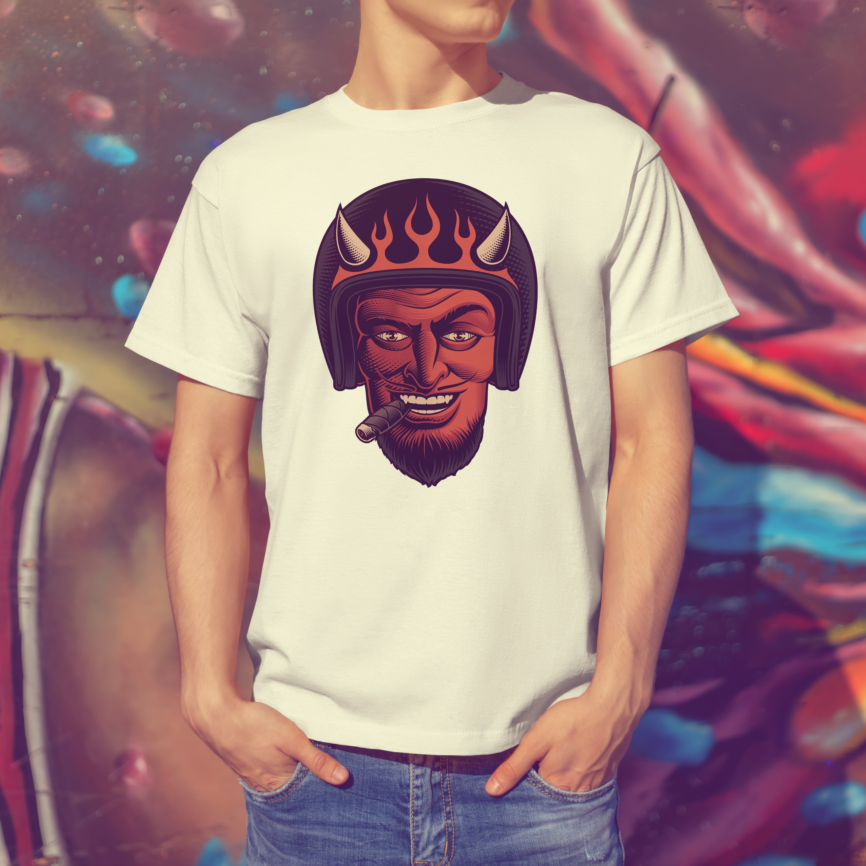 T-shirt moto Hell Bikers
