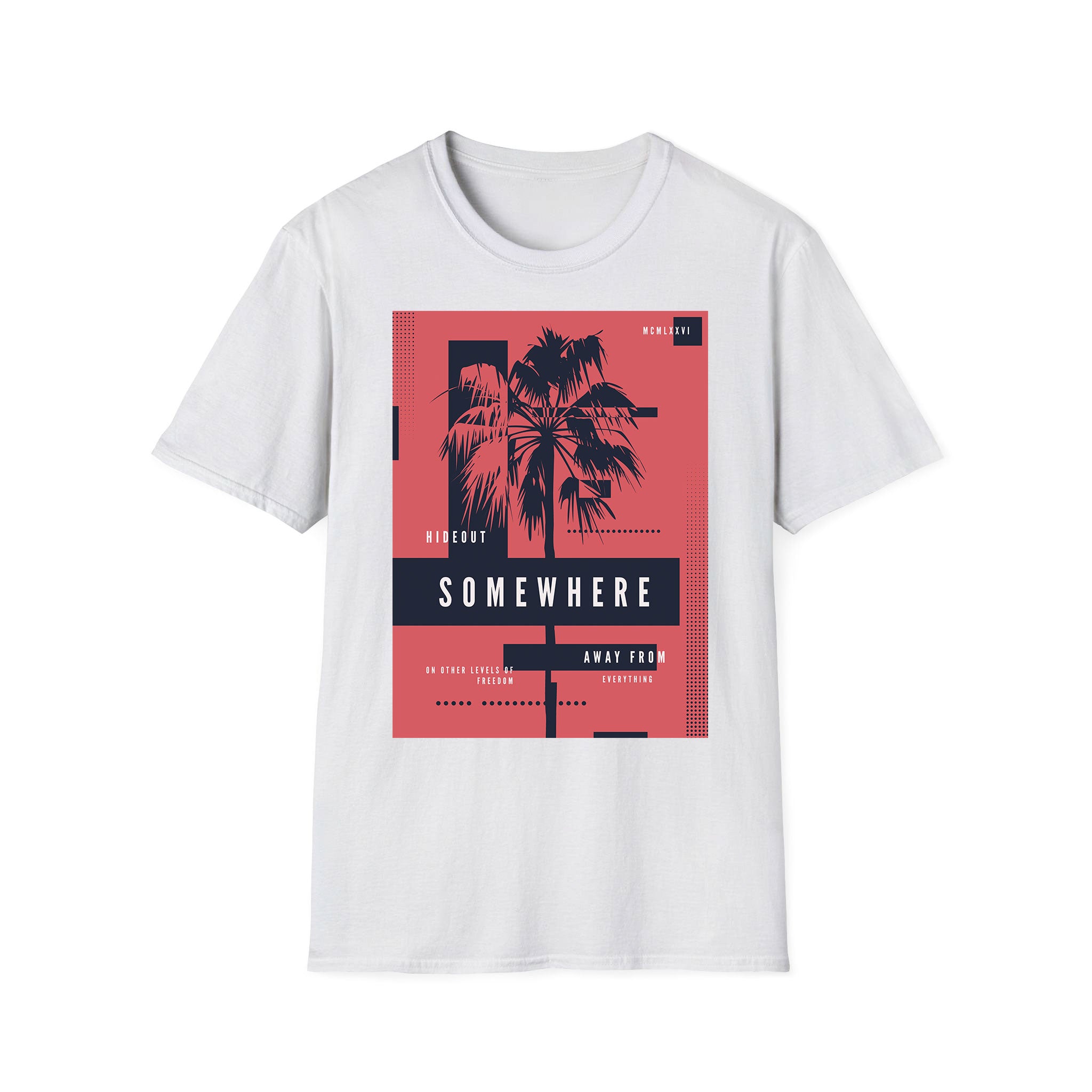 Summer unisex T-shirt Hideout SomeWhere