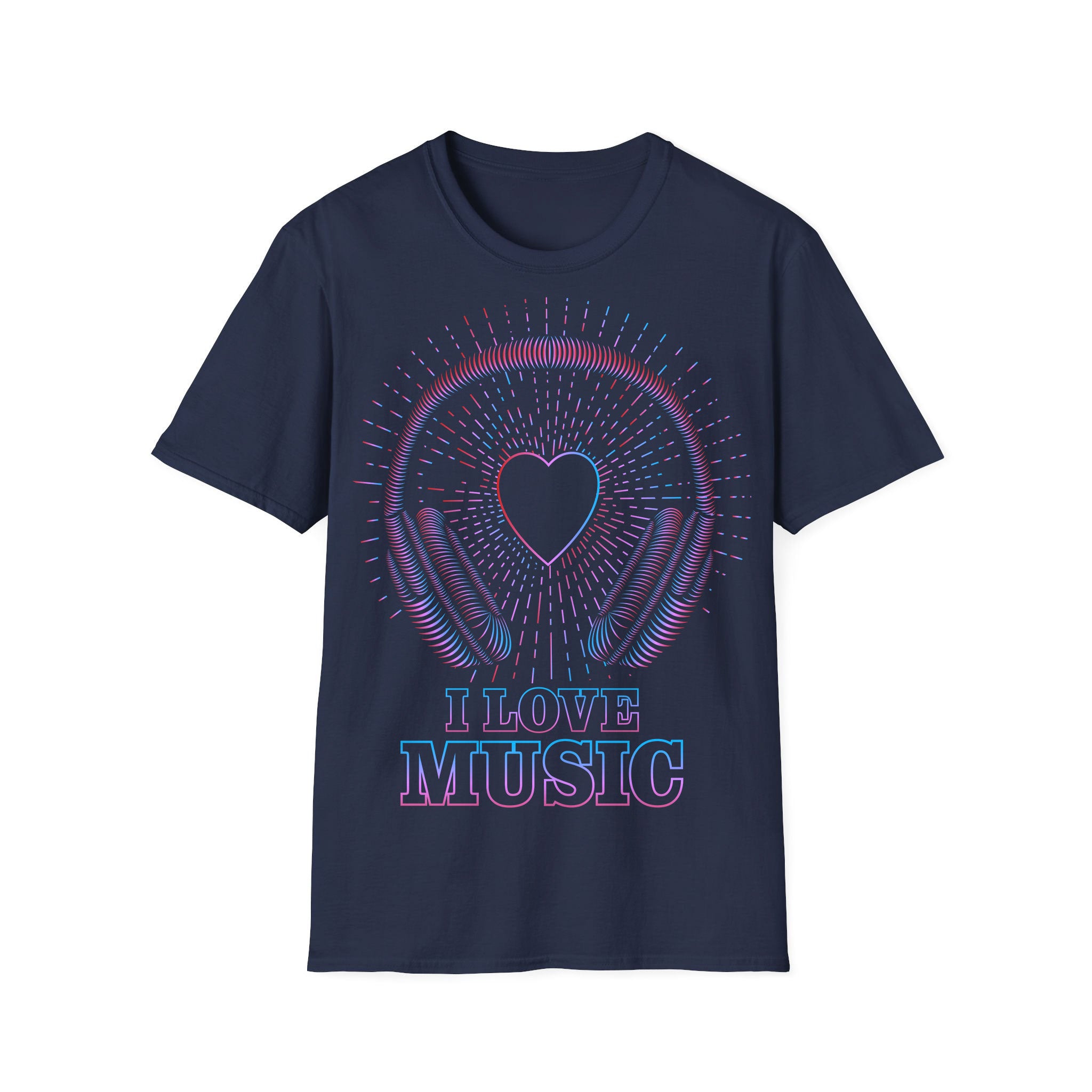 T-shirt unisexe Musique J'aime la musique