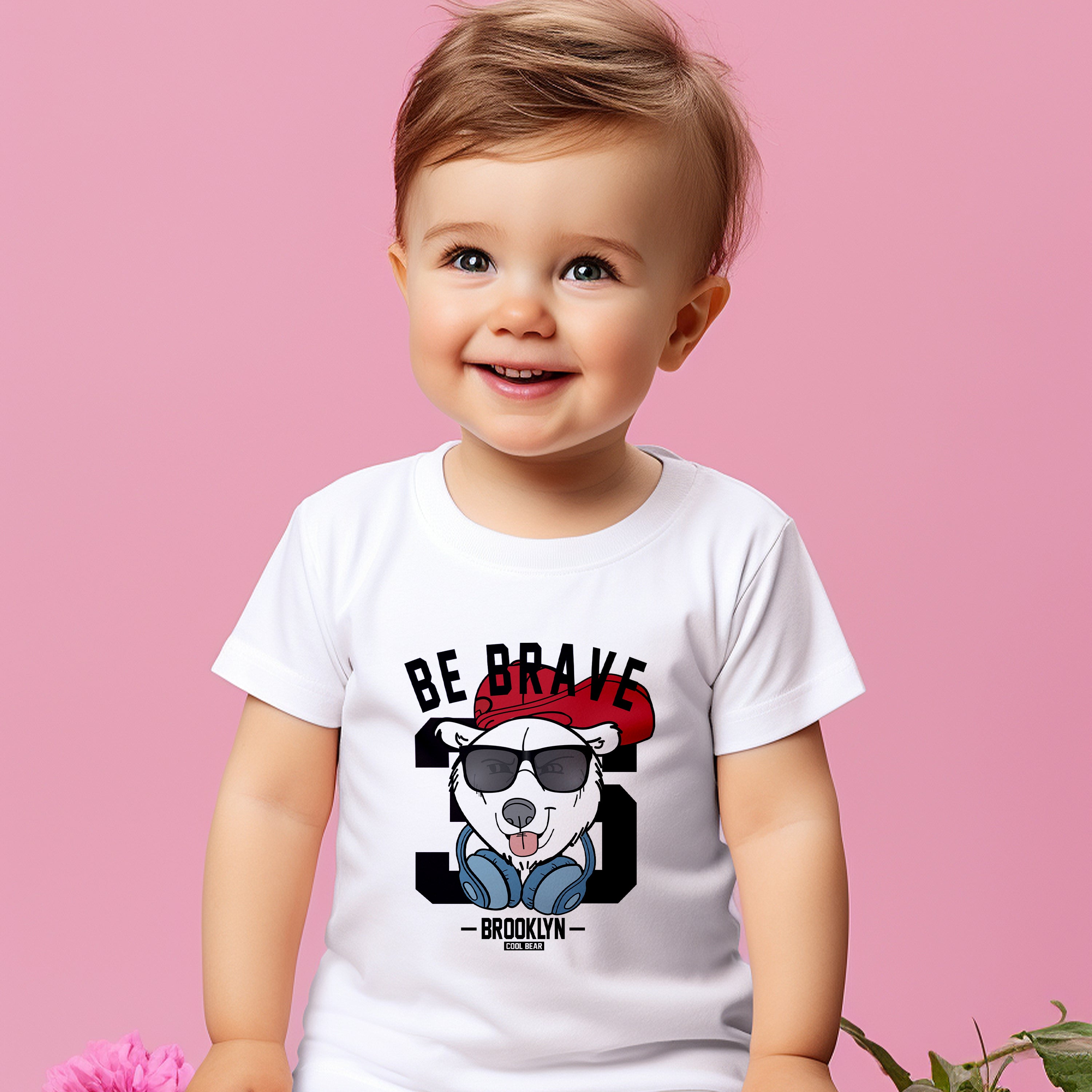 Kid T-Shirt Be Brave 36 Brooklyn
