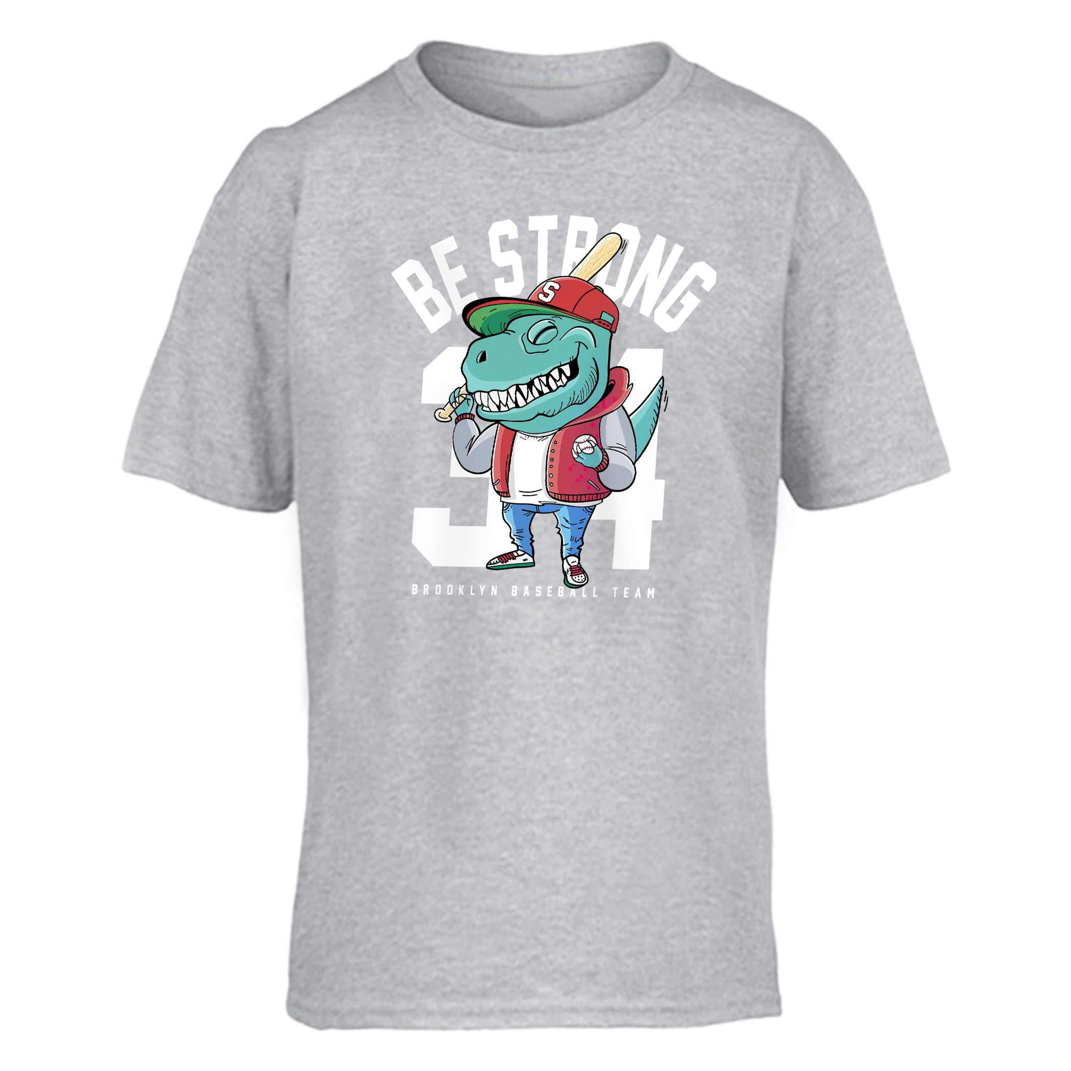 Kid T-Shirt Be Strong Dino