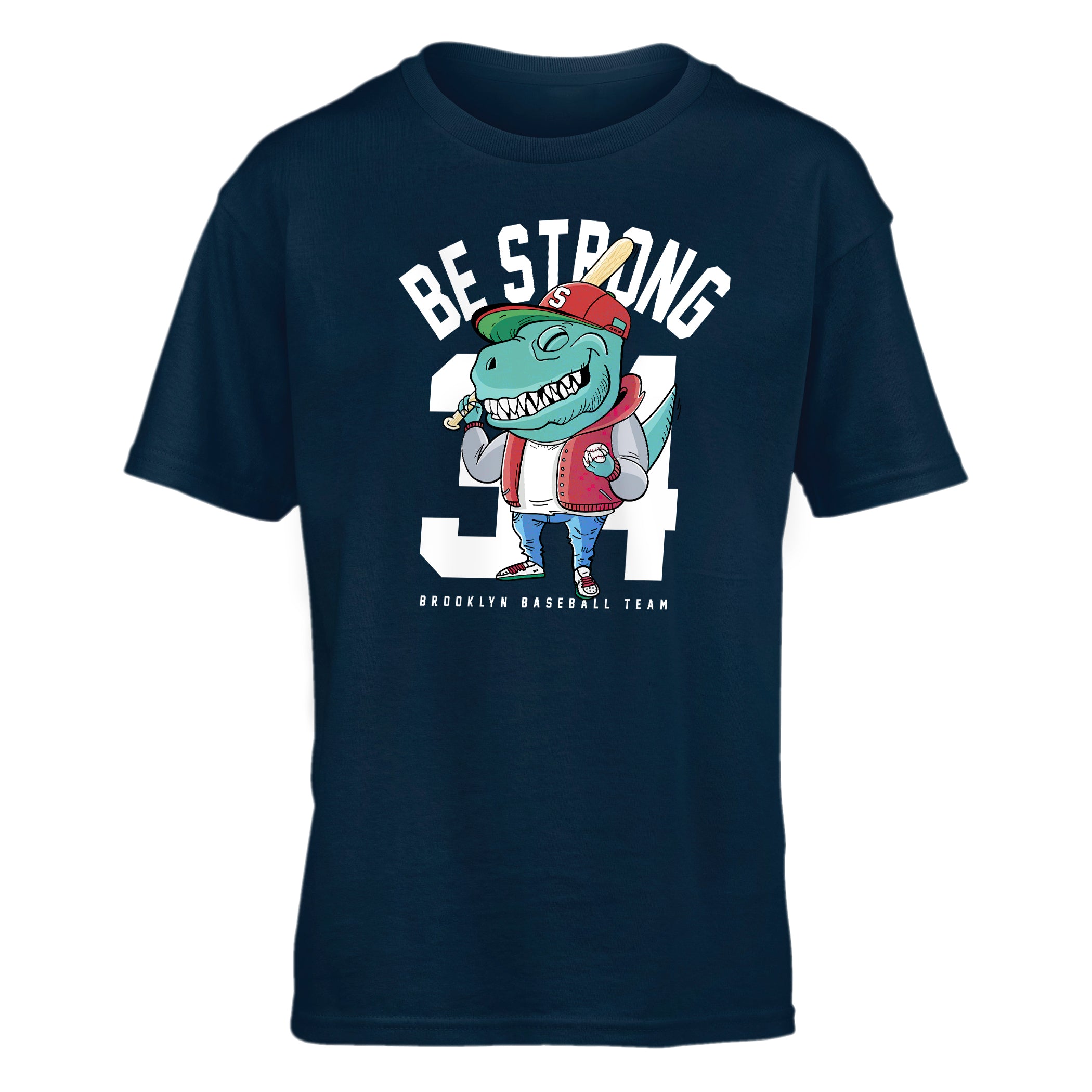 Kid T-Shirt Be Strong Dino