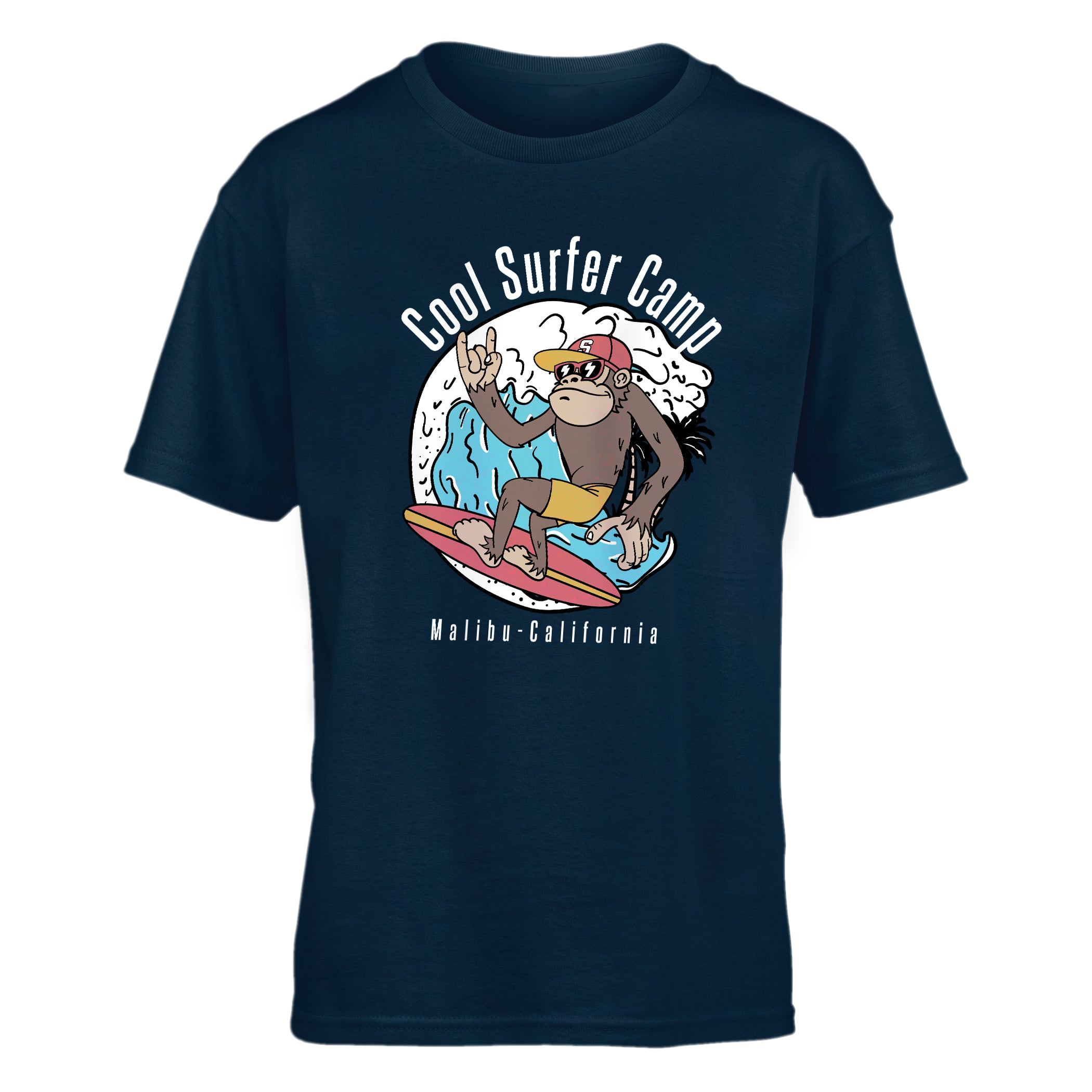 Kid T-Shirt Cool Surfer Camp