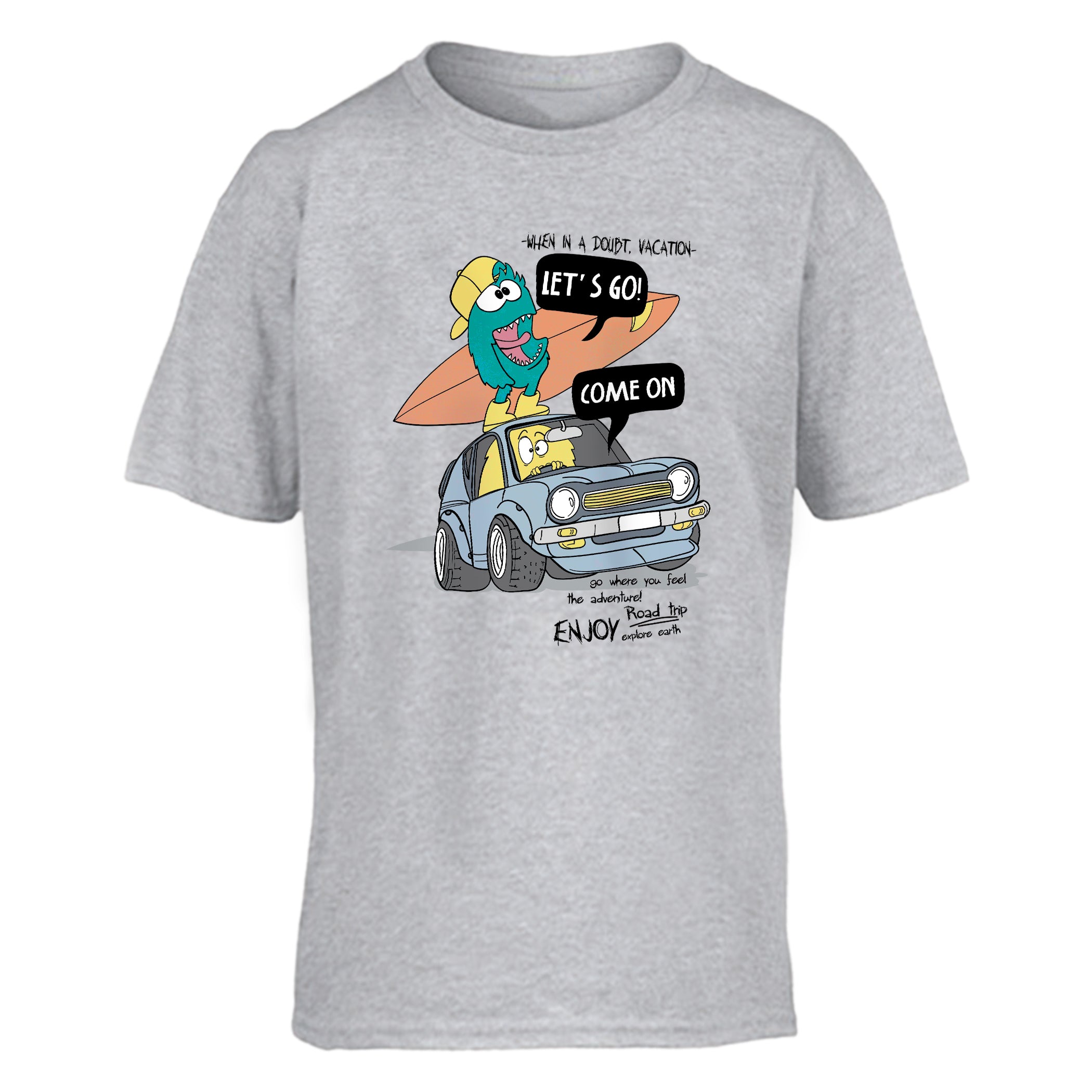 T-Shirt Enfant Enjoy Road Trip Monstre