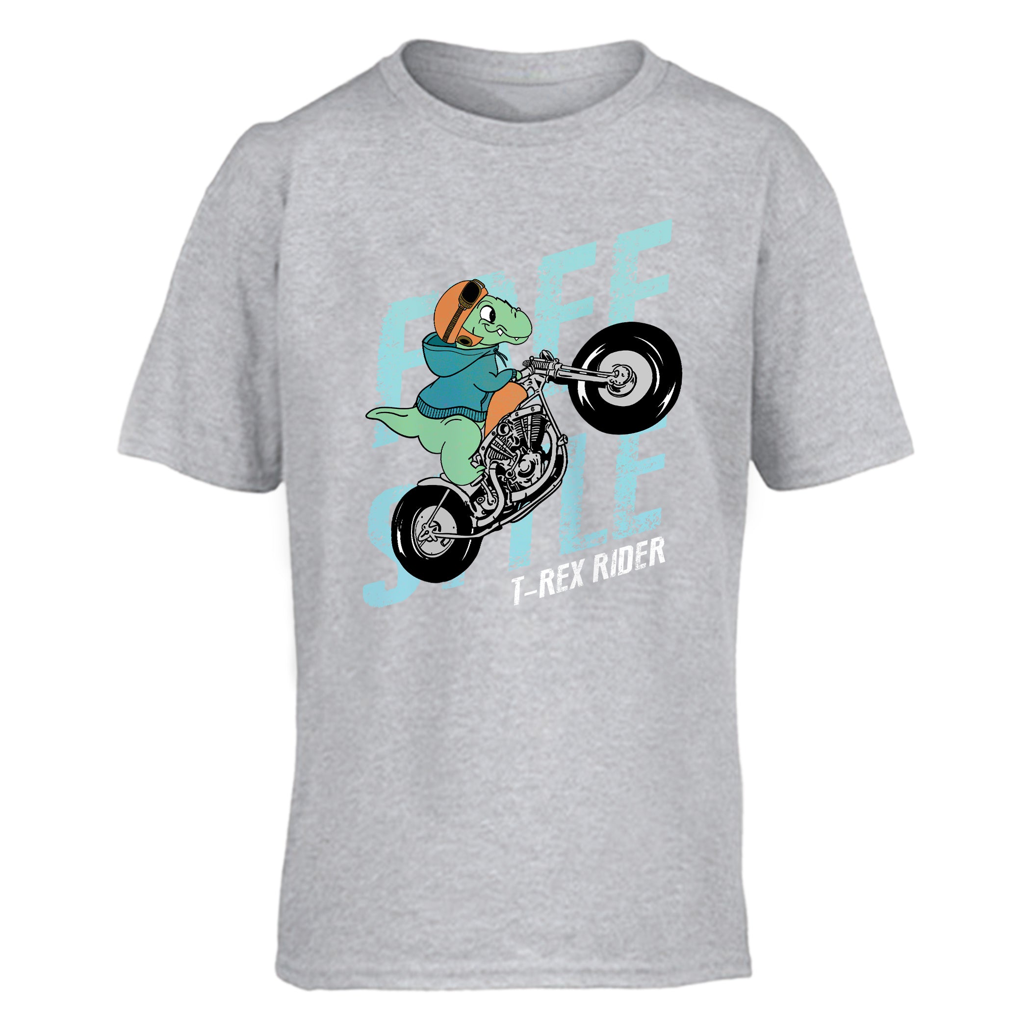 Kid T-Shirt Free Style T-Rex Rider