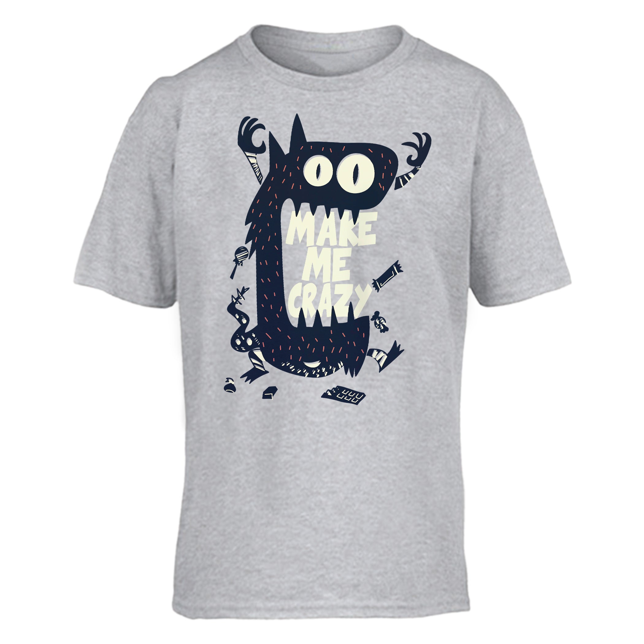Kid T-Shirt Make Me Crazy Monster