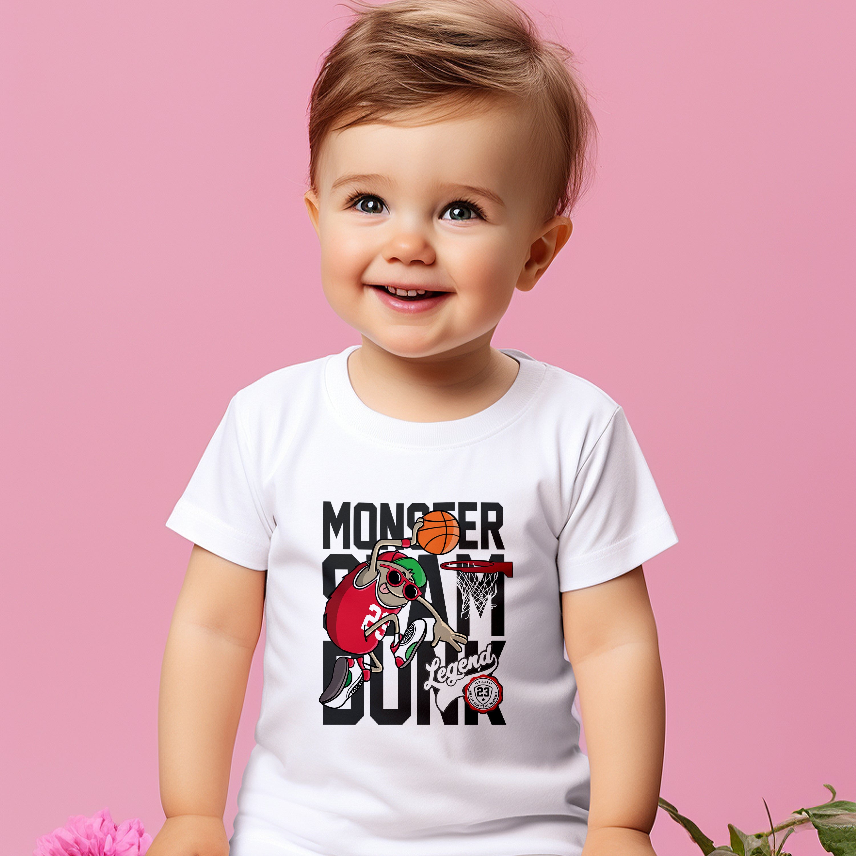 Kid T-Shirt Monster Slam Dunk