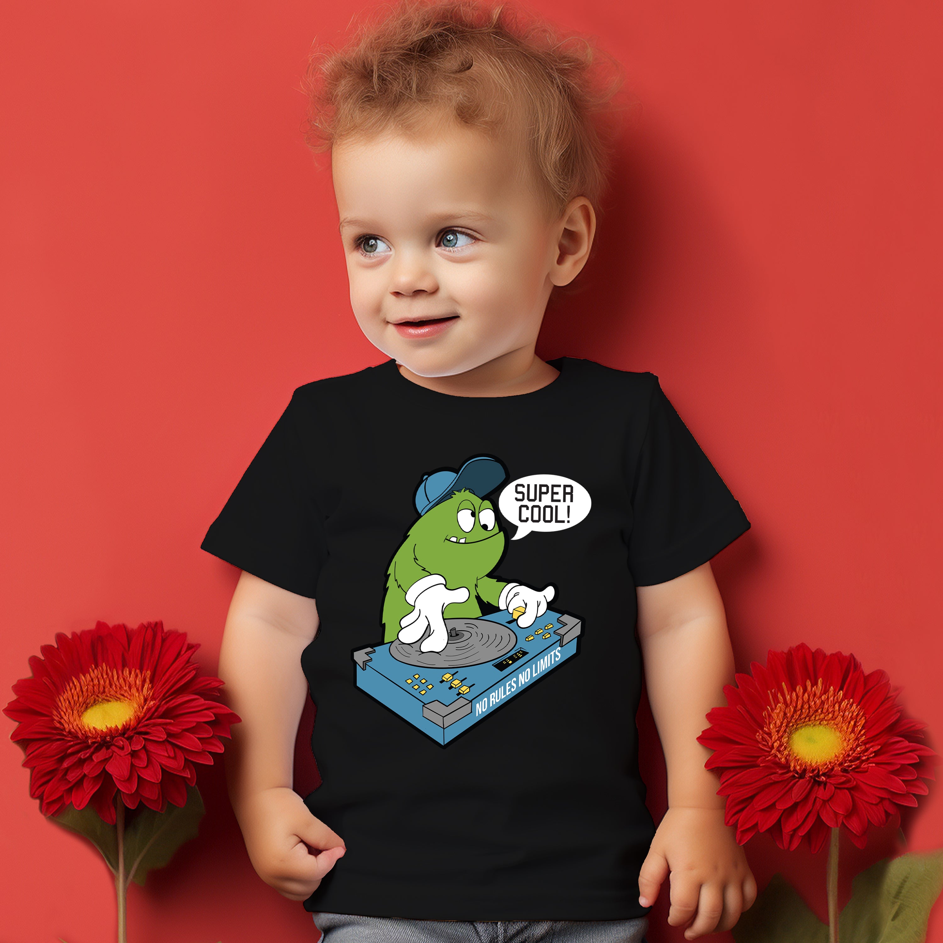 Kid T-Shirt Monster Super Cool