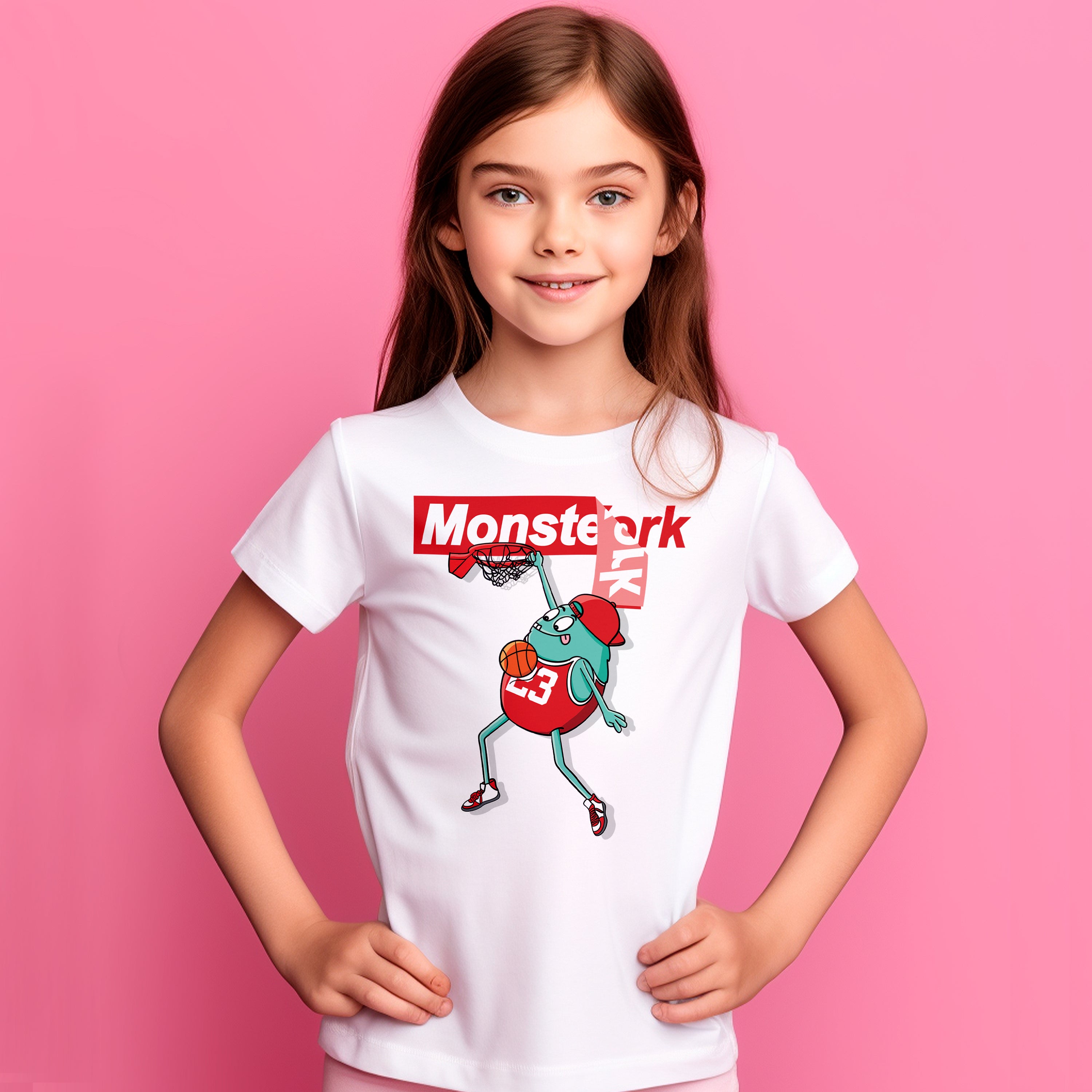 T-Shirt Enfant Monstres SlamDunk