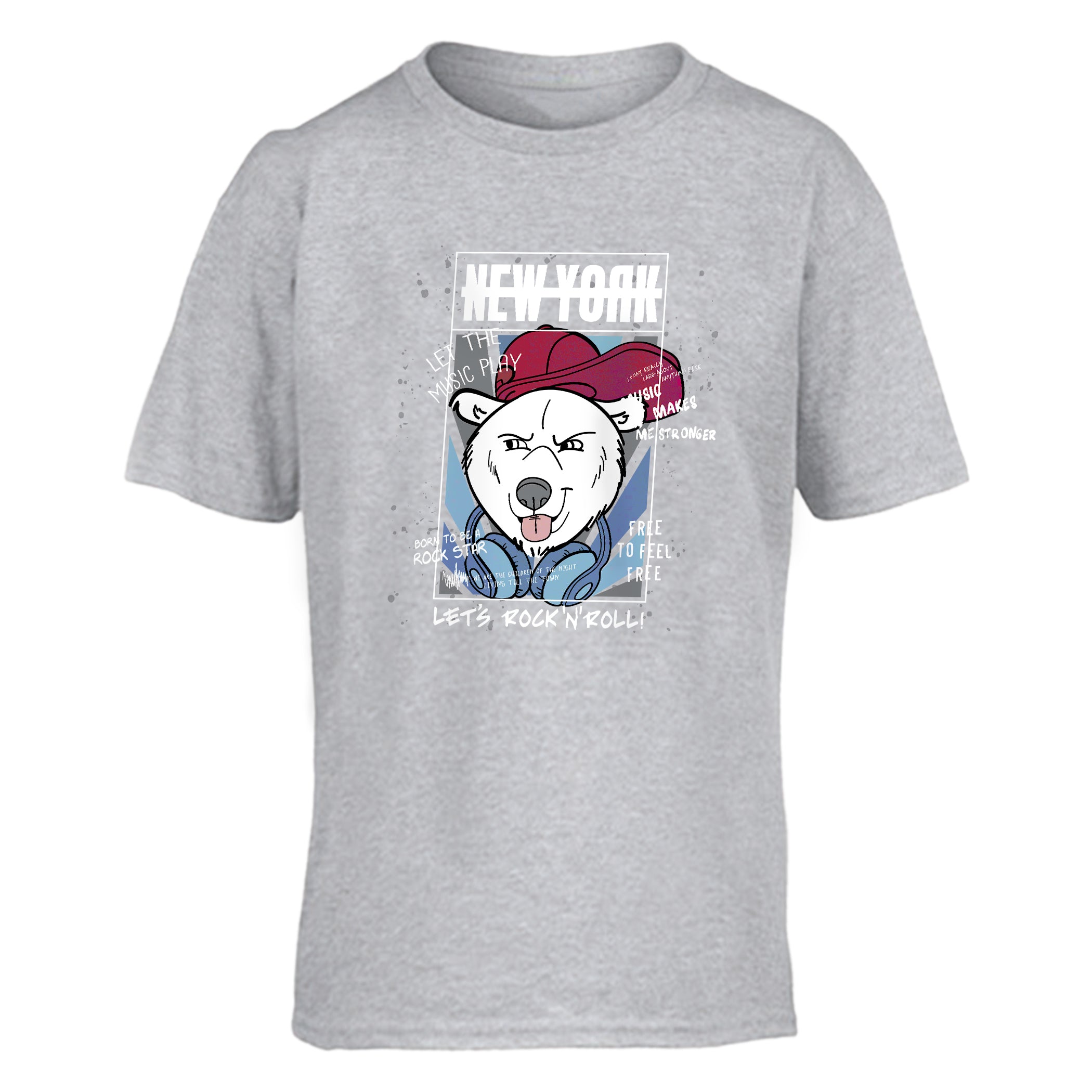 Kid T-Shirt New York Lets RockNRoll