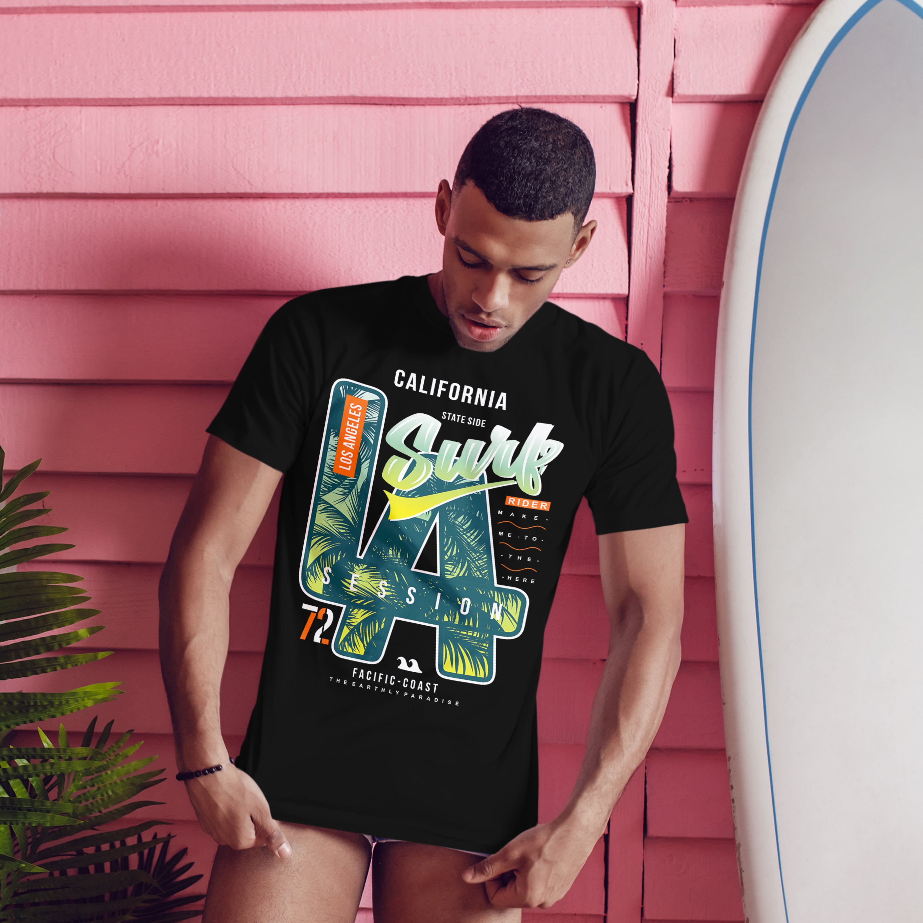 Surf Tshirt Unisexe LA Surf