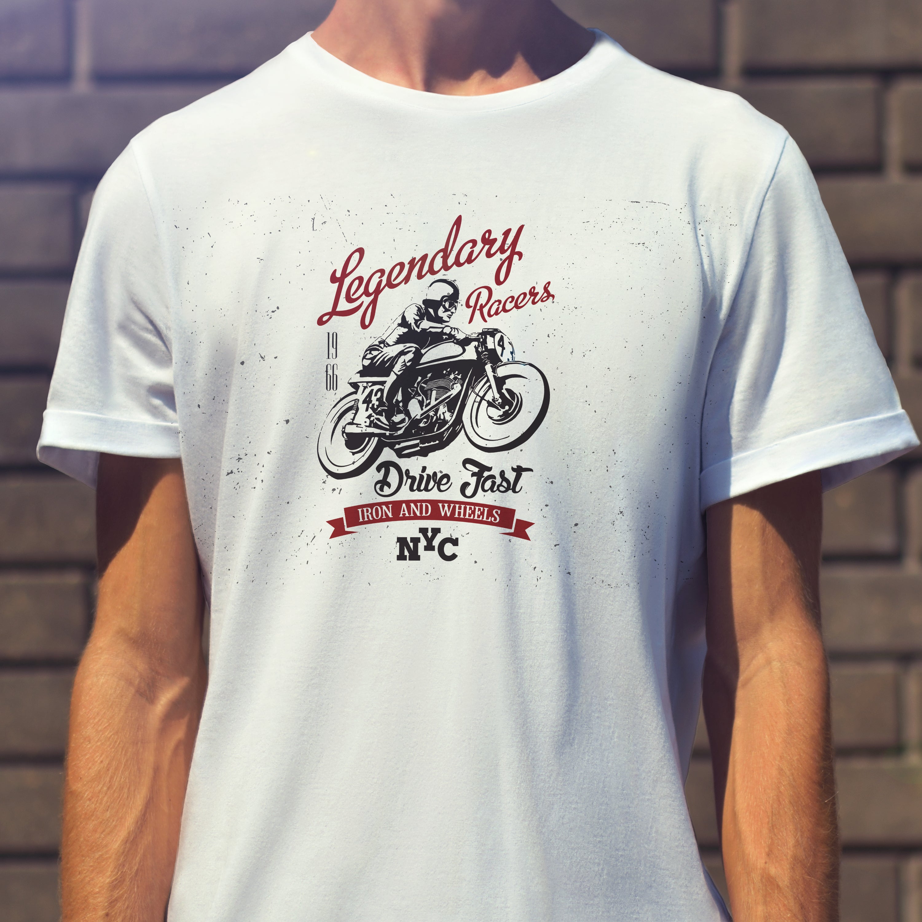 T-shirt moto Legendary Racers