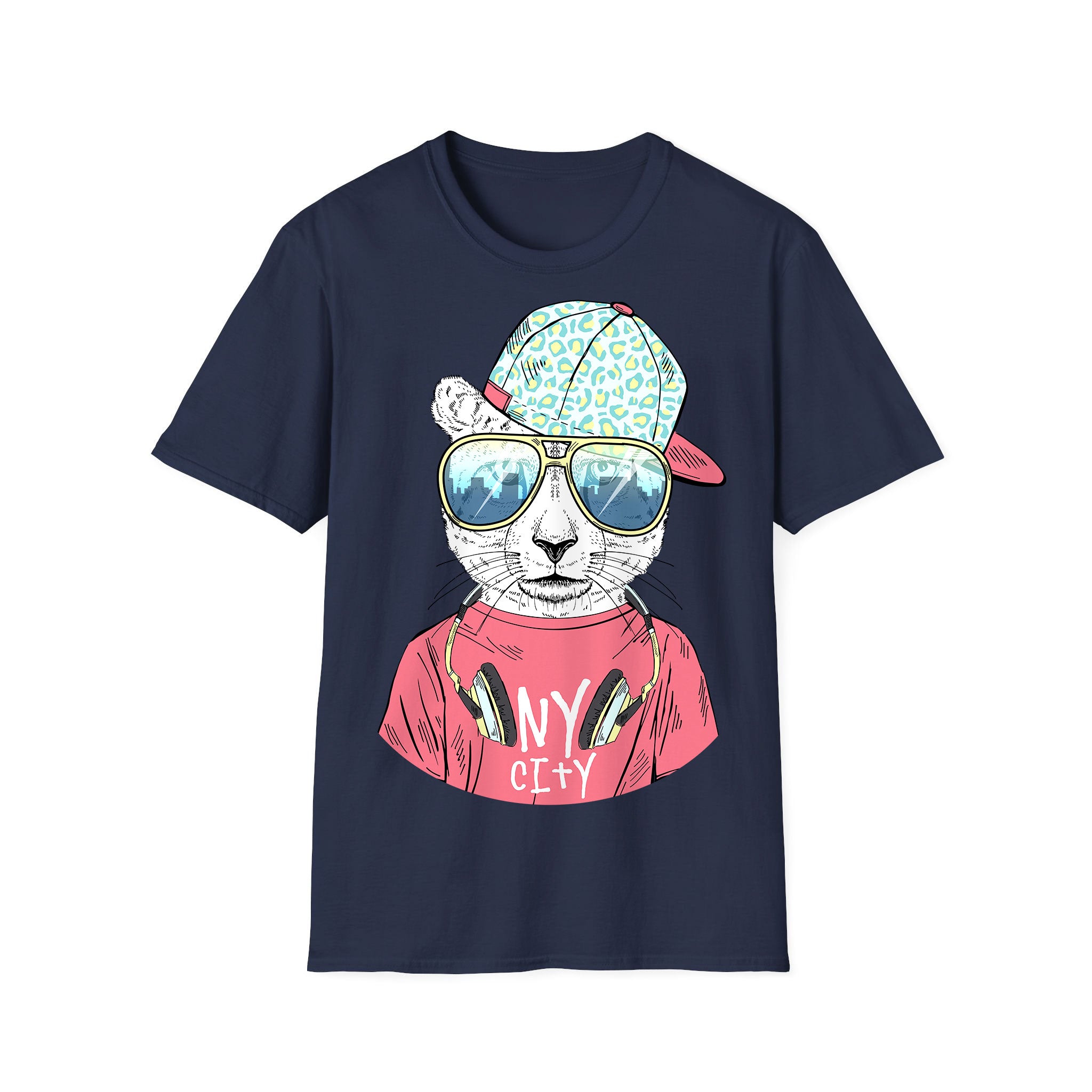 T-shirt unisexe musique Leopard Boy